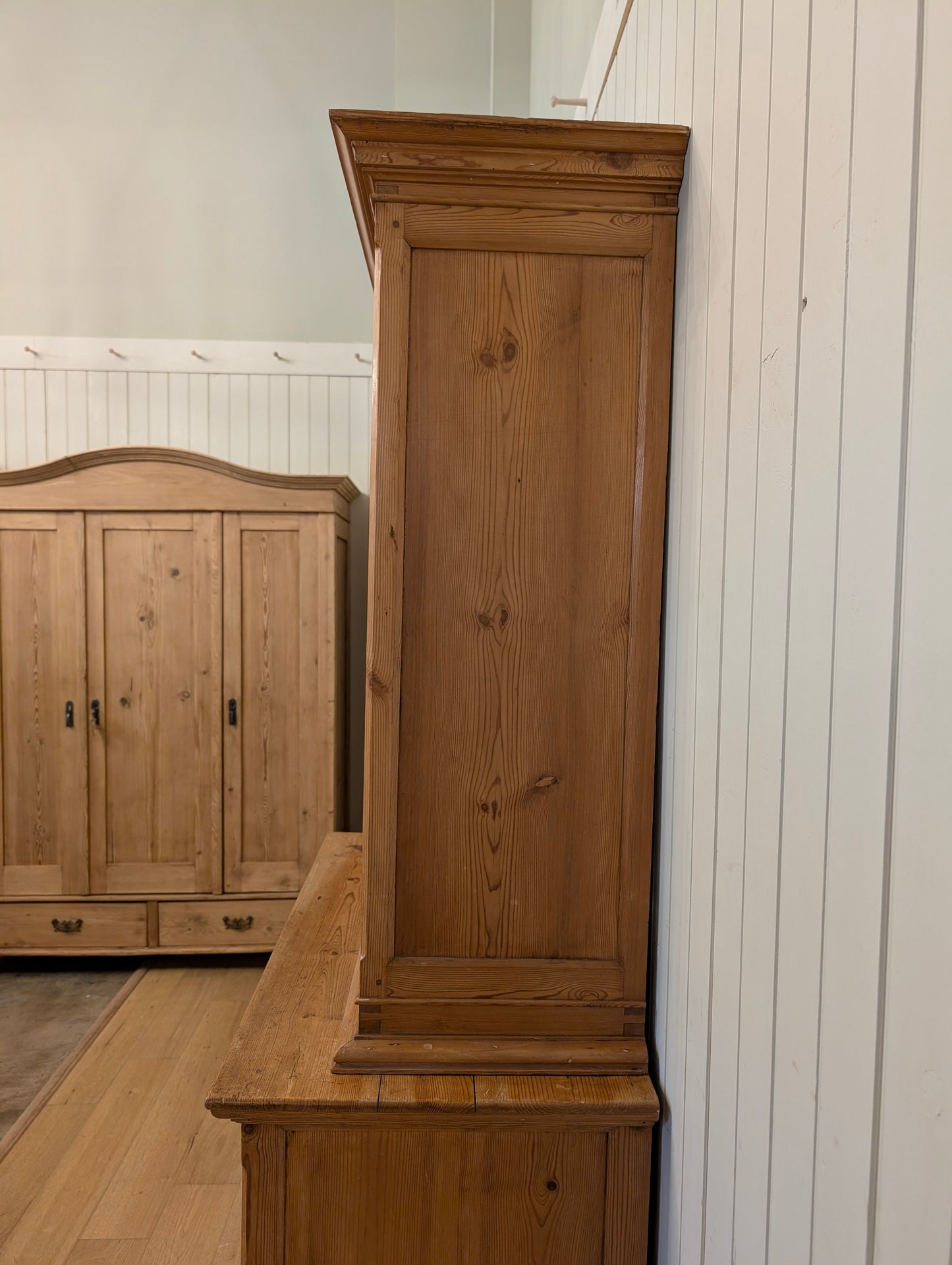 2pc Glass Door Hutch