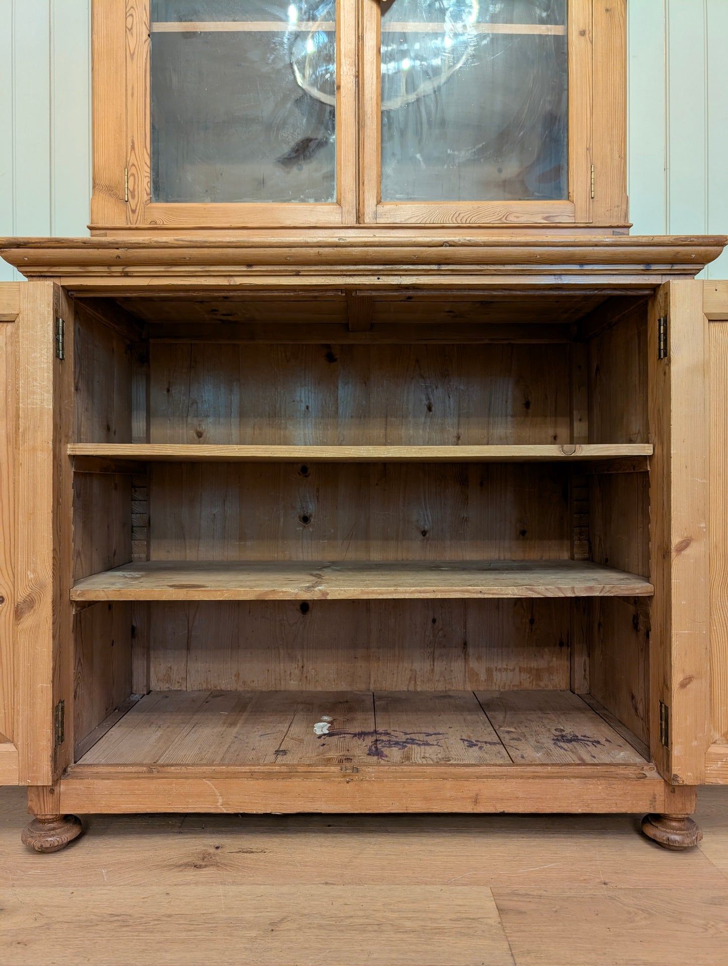 2pc Glass Door Hutch
