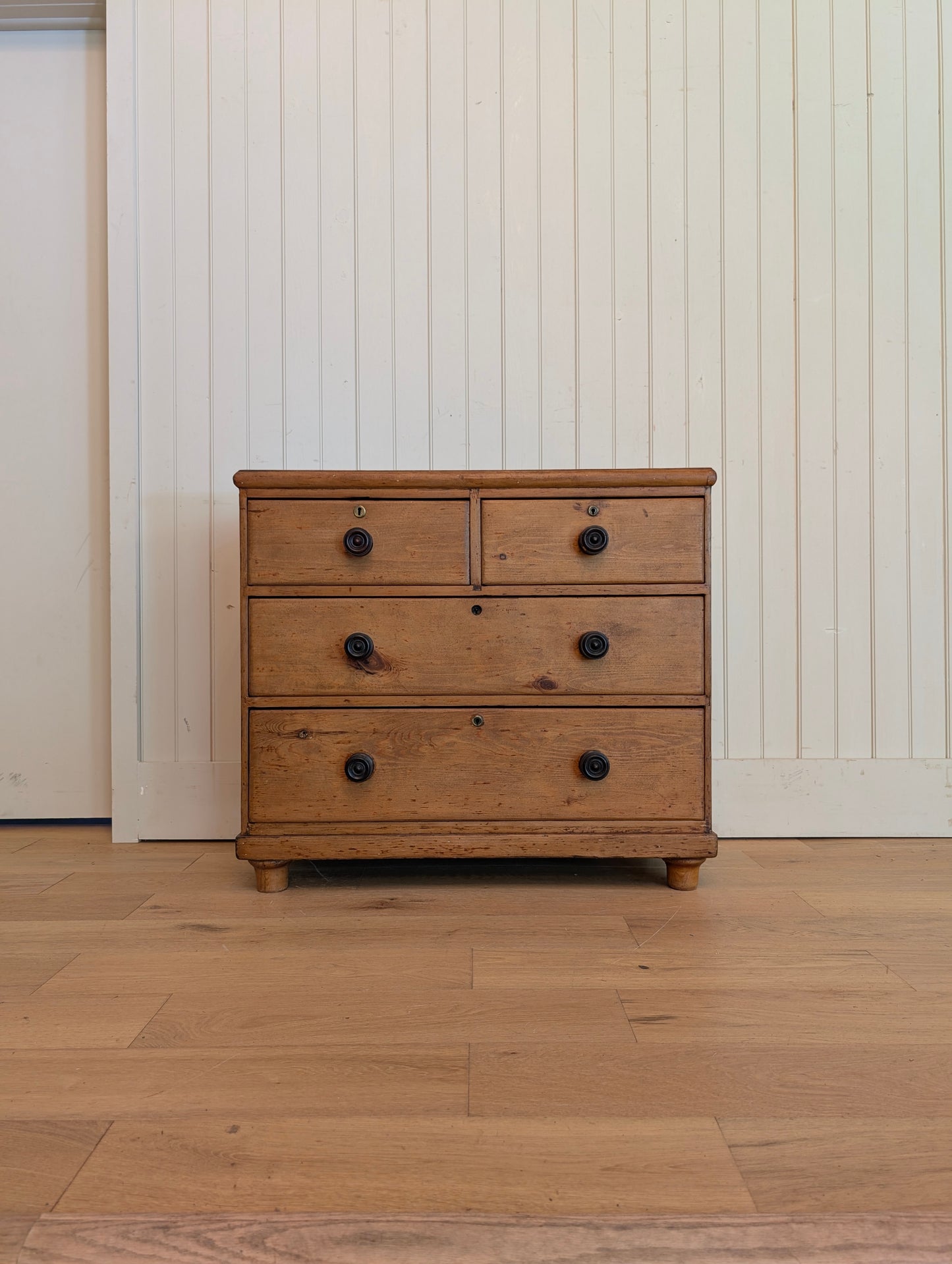 2 Over 2 Pine Chest - Dark Knob