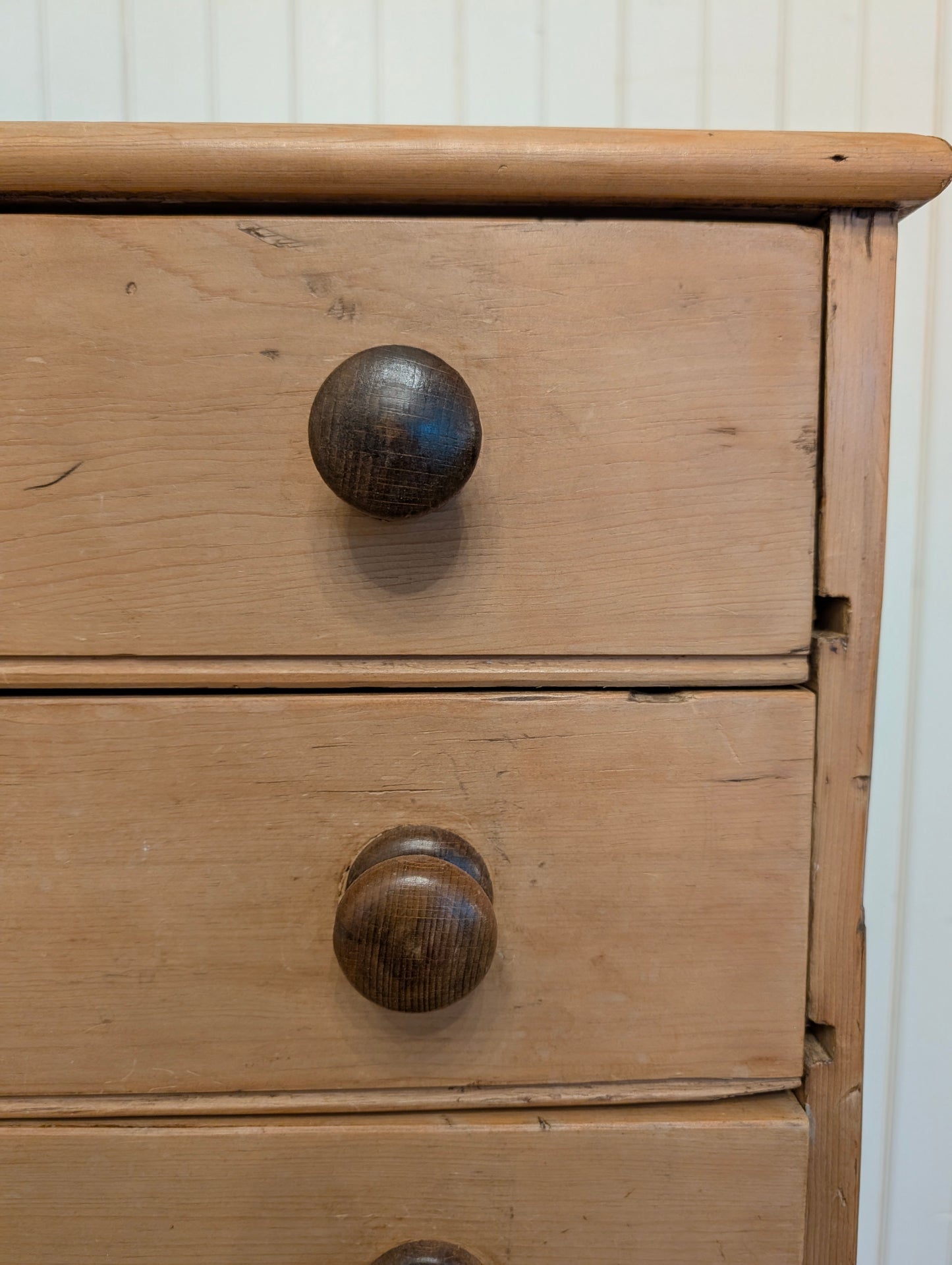 English Pine Specimen Cabinet
