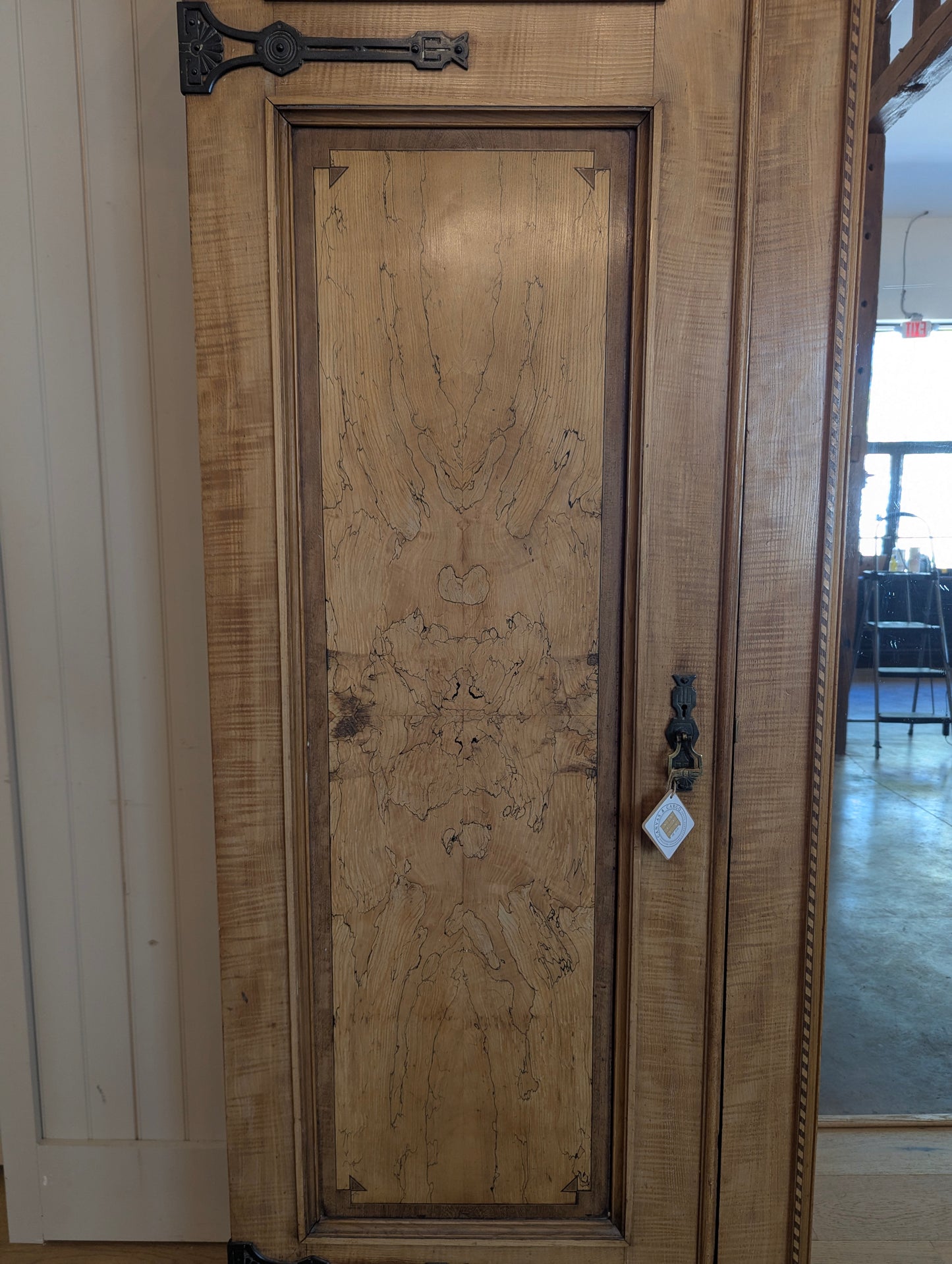 3 Door Walnut Knockdown Wardrobe