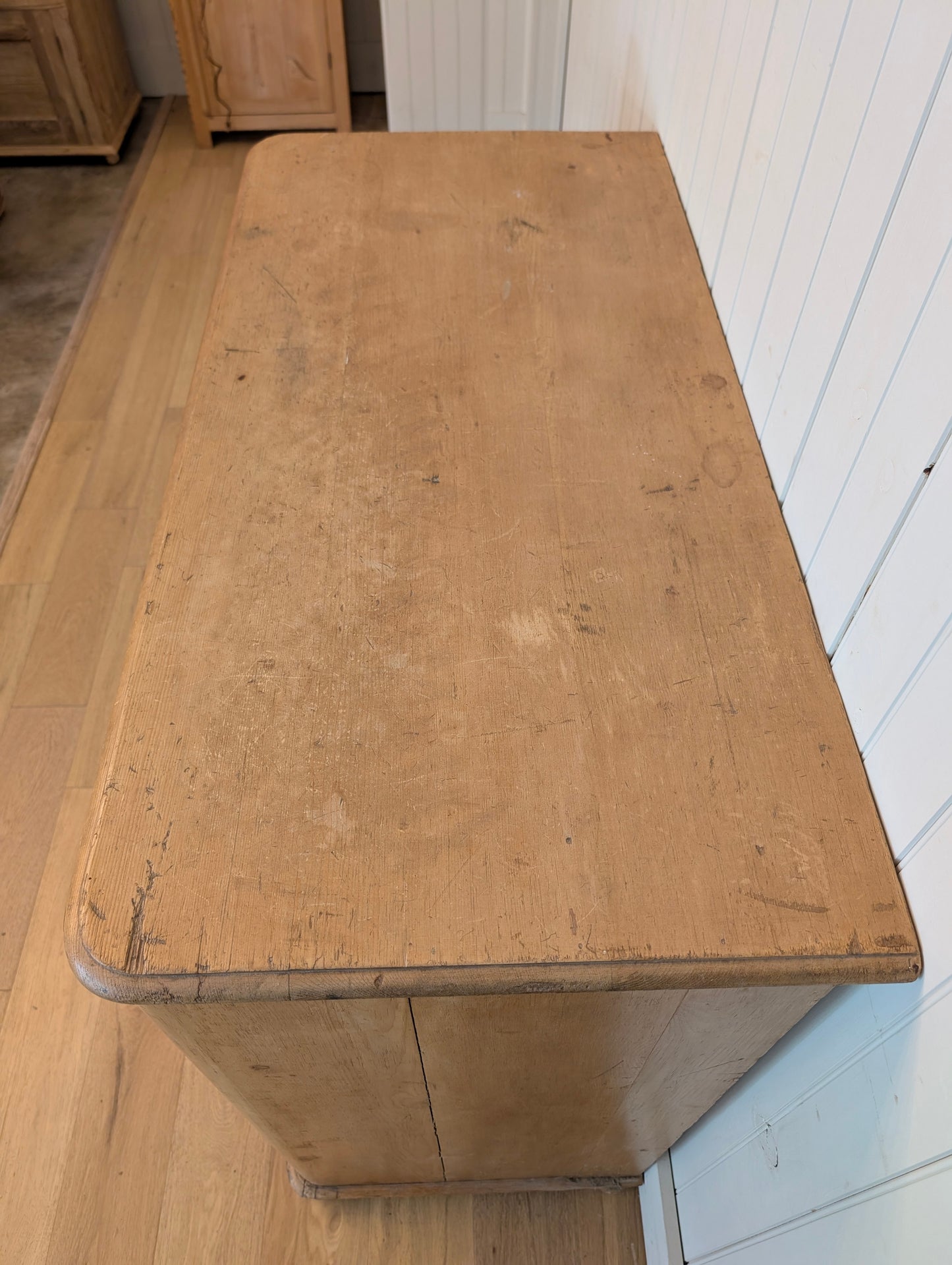 2 Over 4 English Pine Chest of Drawers