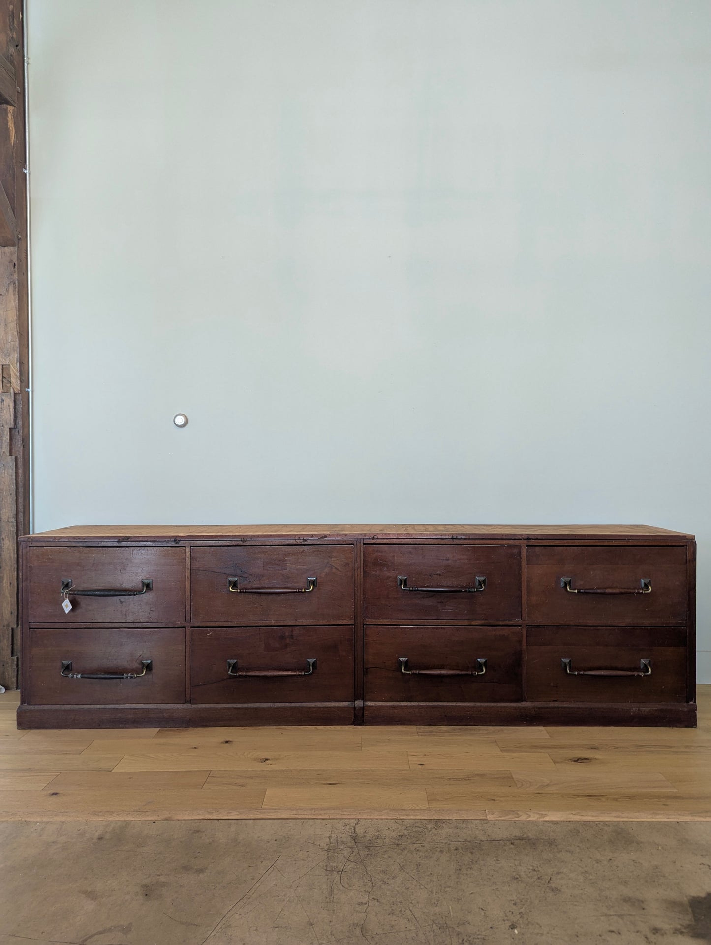 Mahogany Bank of 8 Drawers