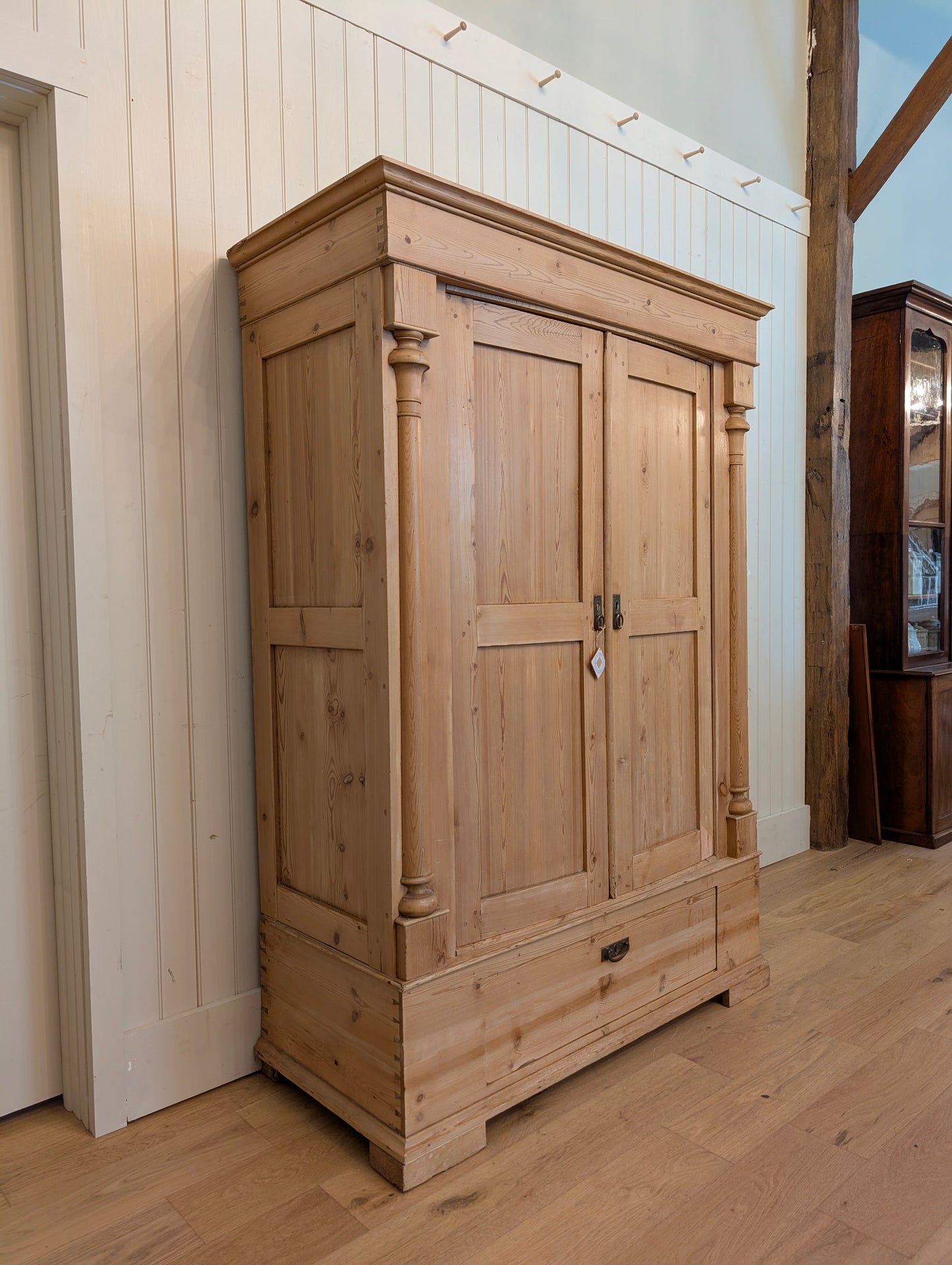 Turned Post Two Door Wardrobe