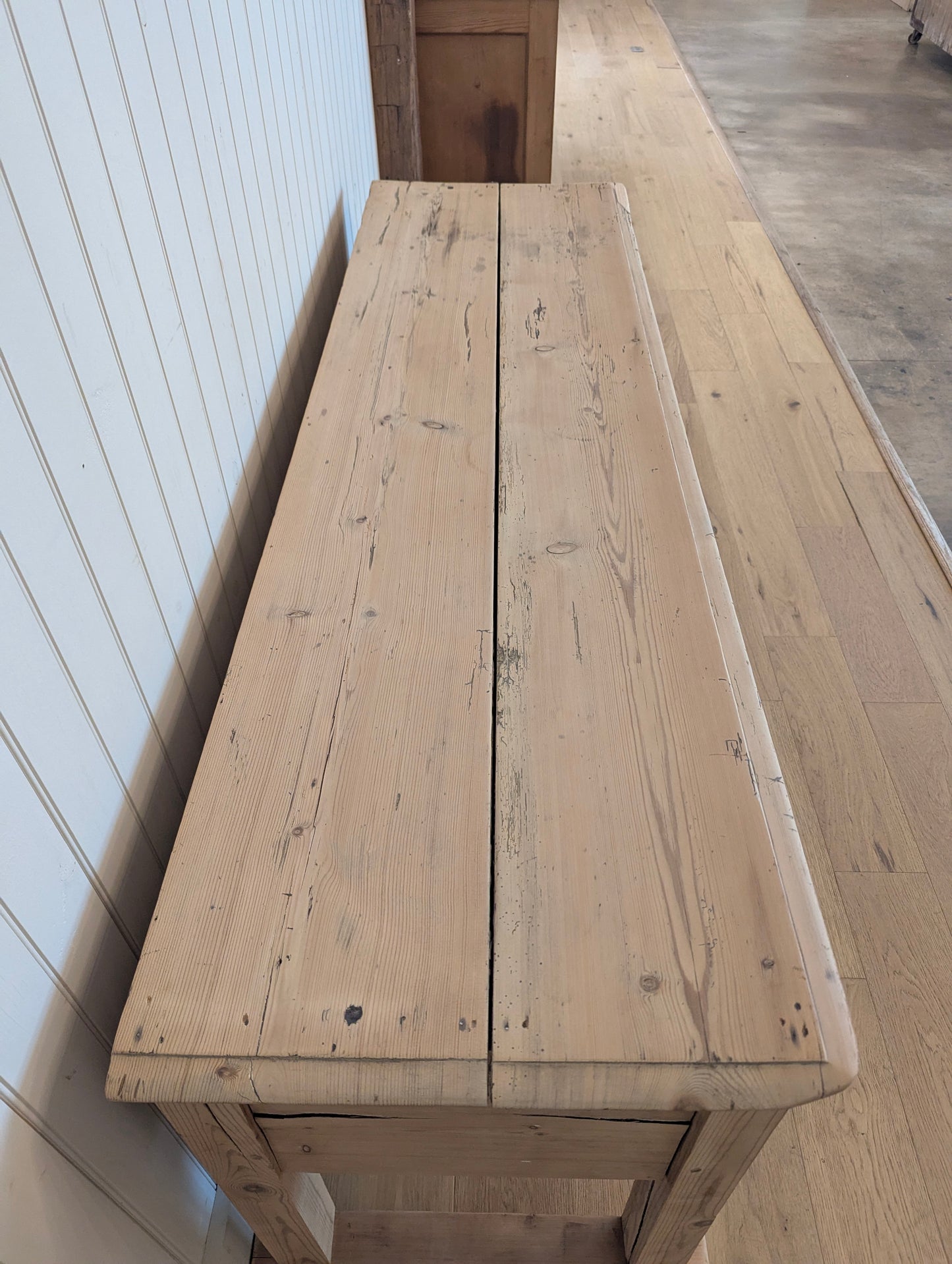3 Drawer Pine Console Table