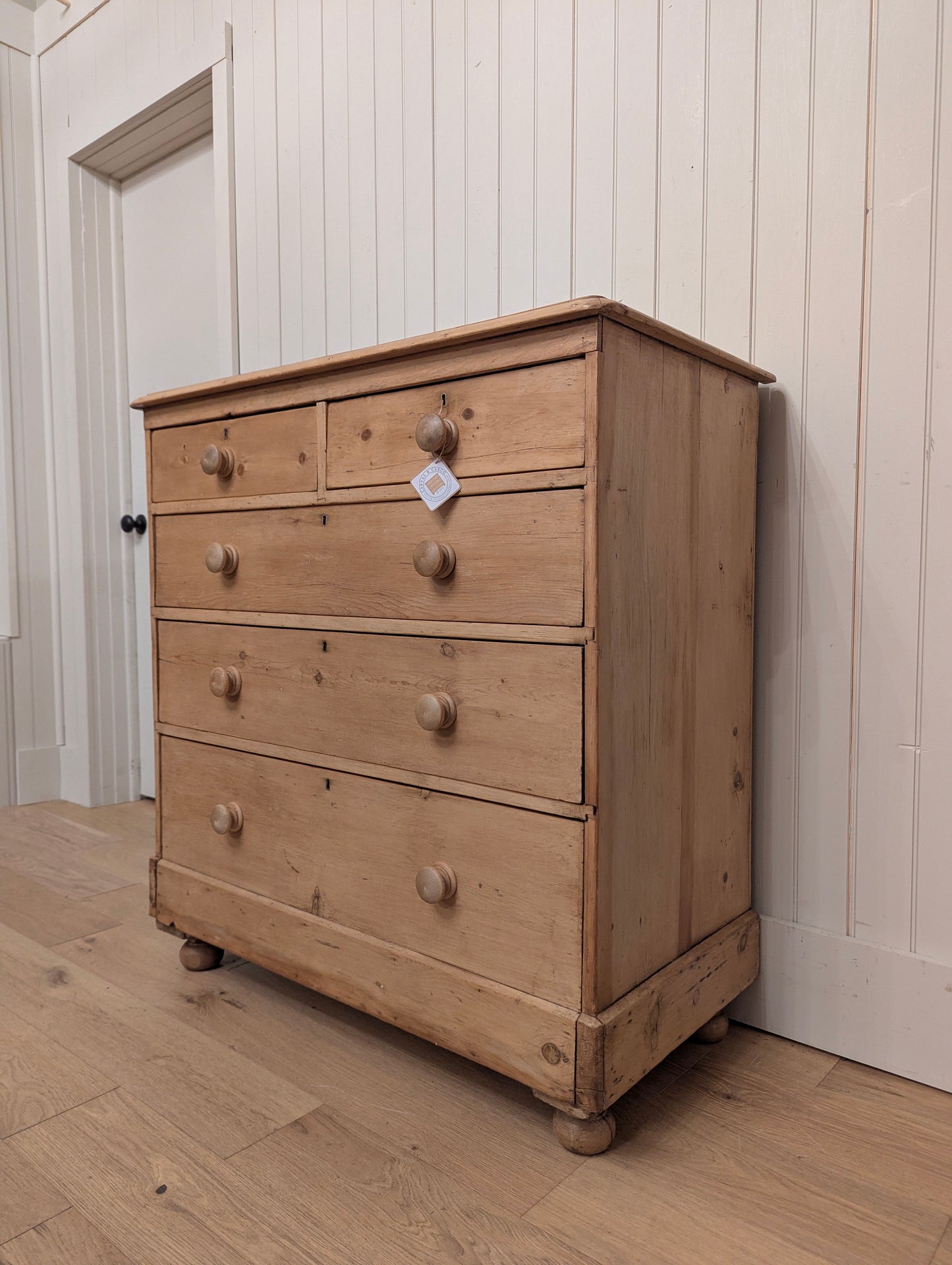 C. 1890 English Pine Chest