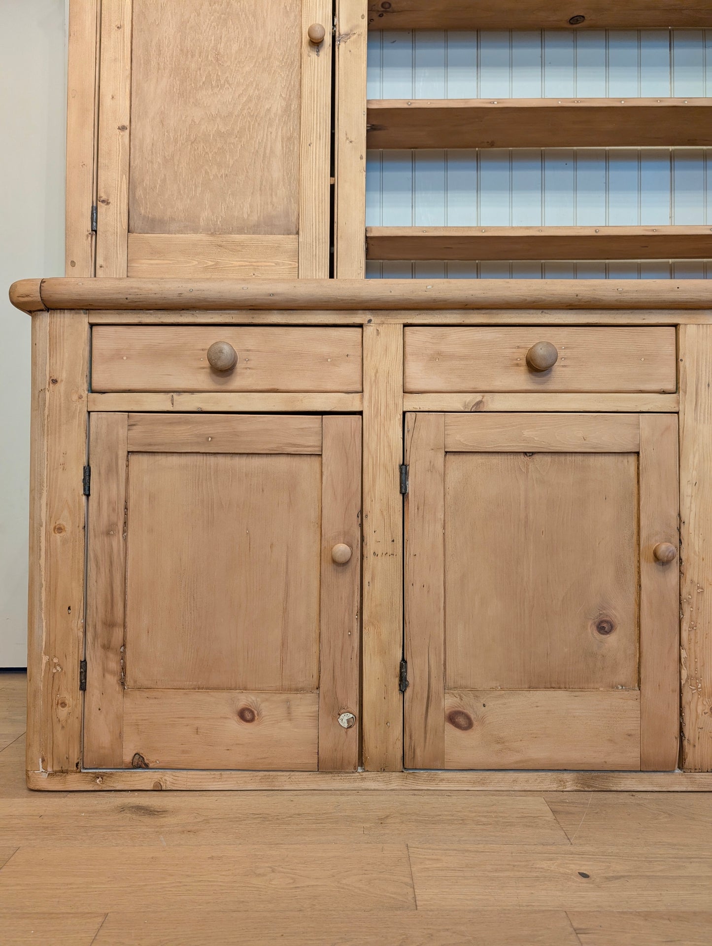 8ft Pine Scullery Cupboard