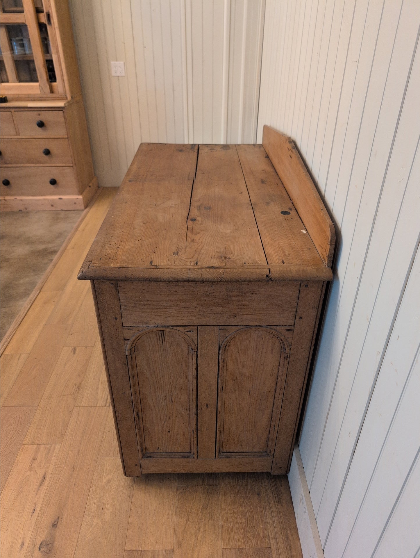 Arched Door Pine Sideboard