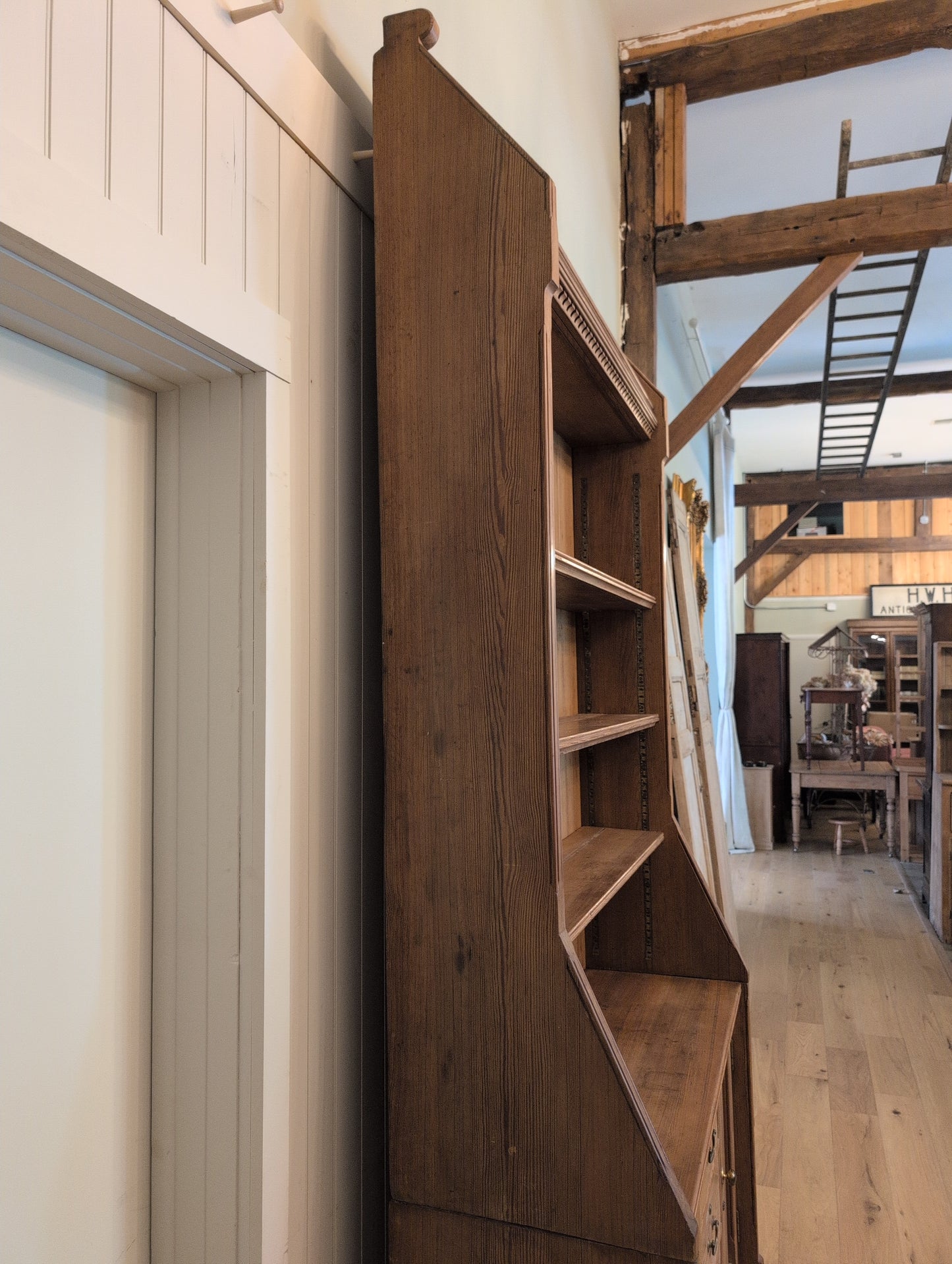 Edwardian Pine Church Hutch