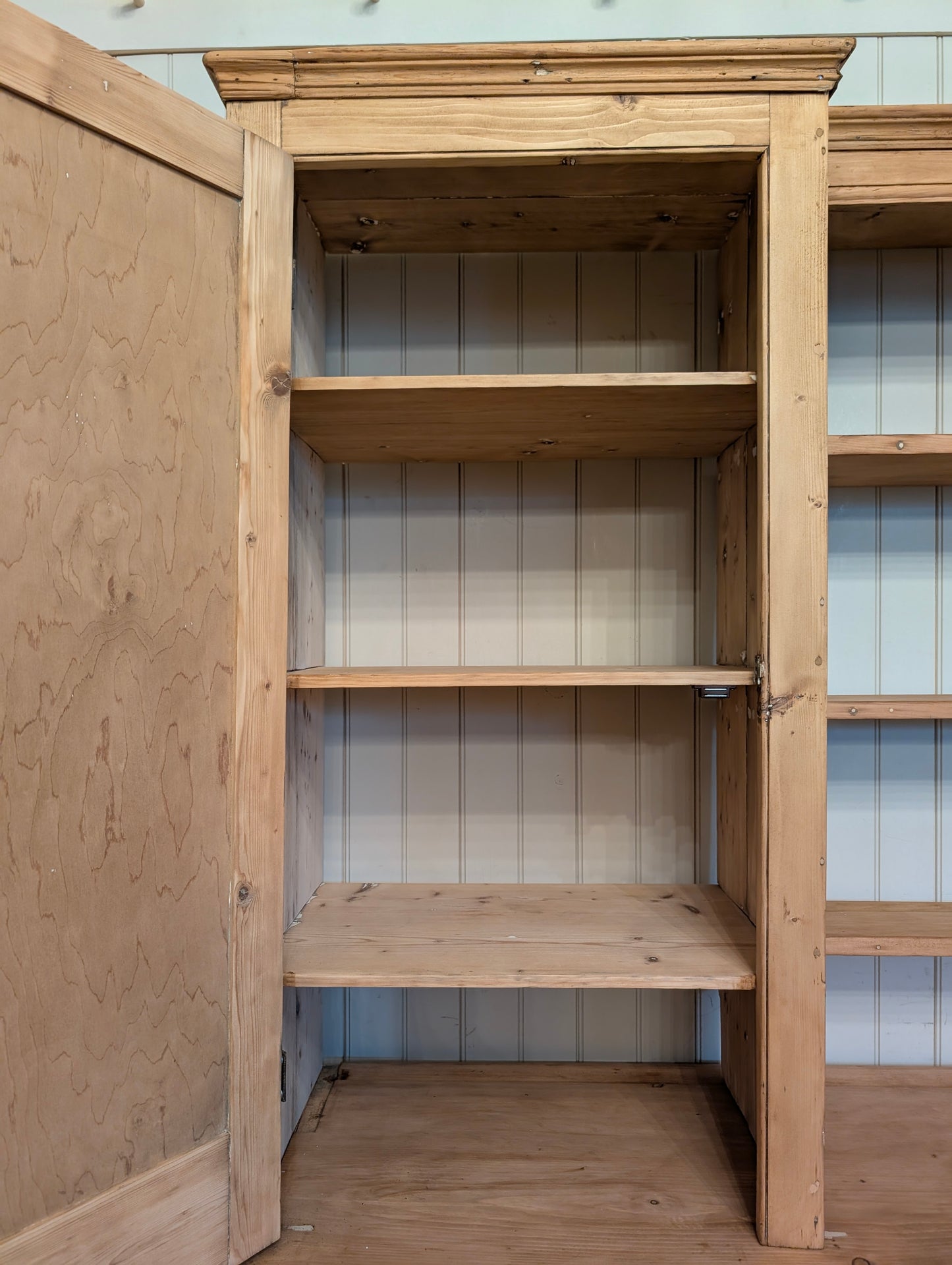 8ft Pine Scullery Cupboard