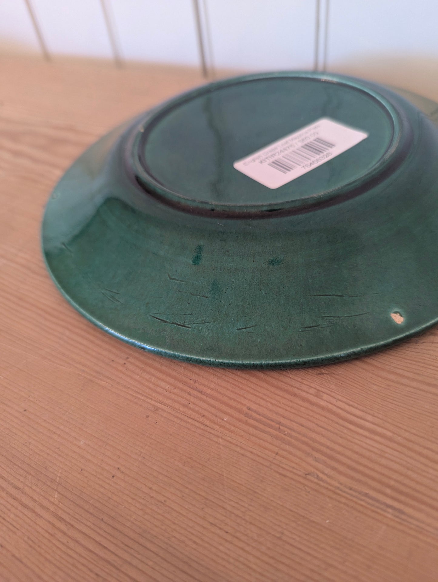 English Grape Leaf Majolica Plate