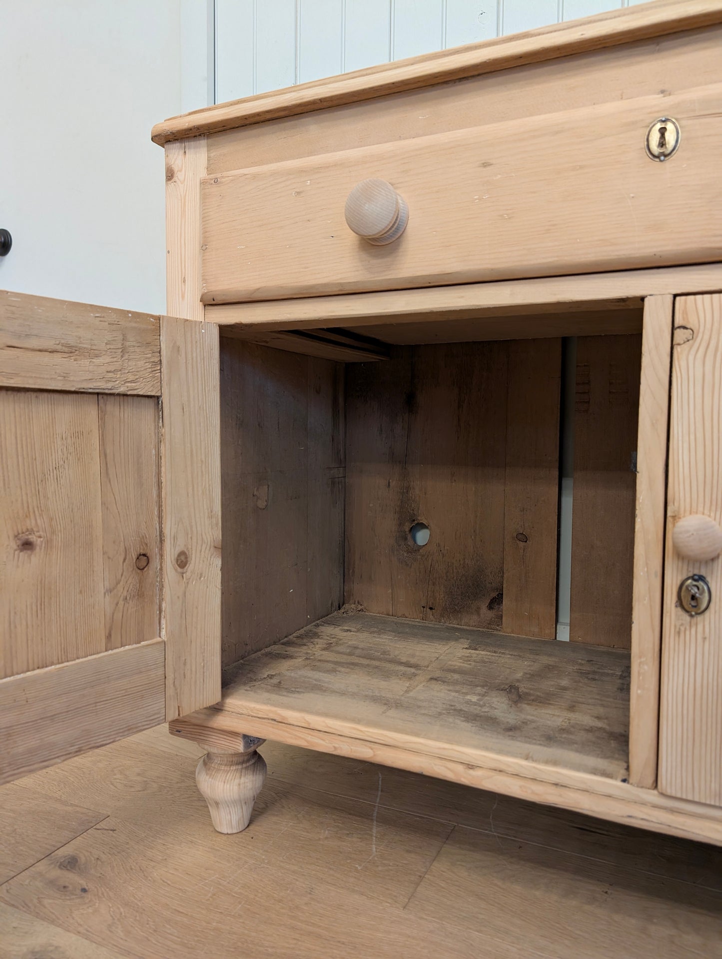 Stripped Pine Petite Cupboard