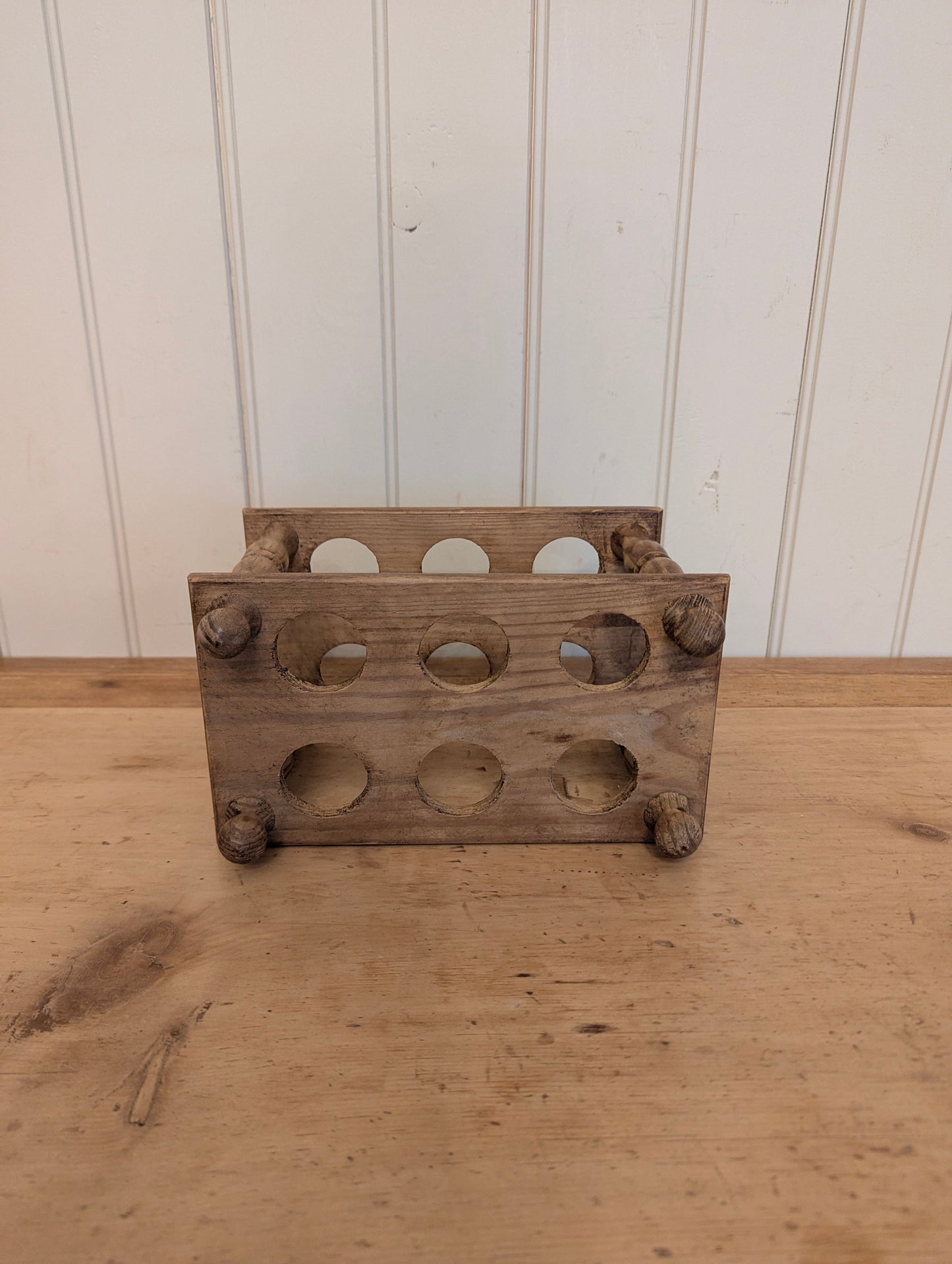 English Wooden Egg Stand