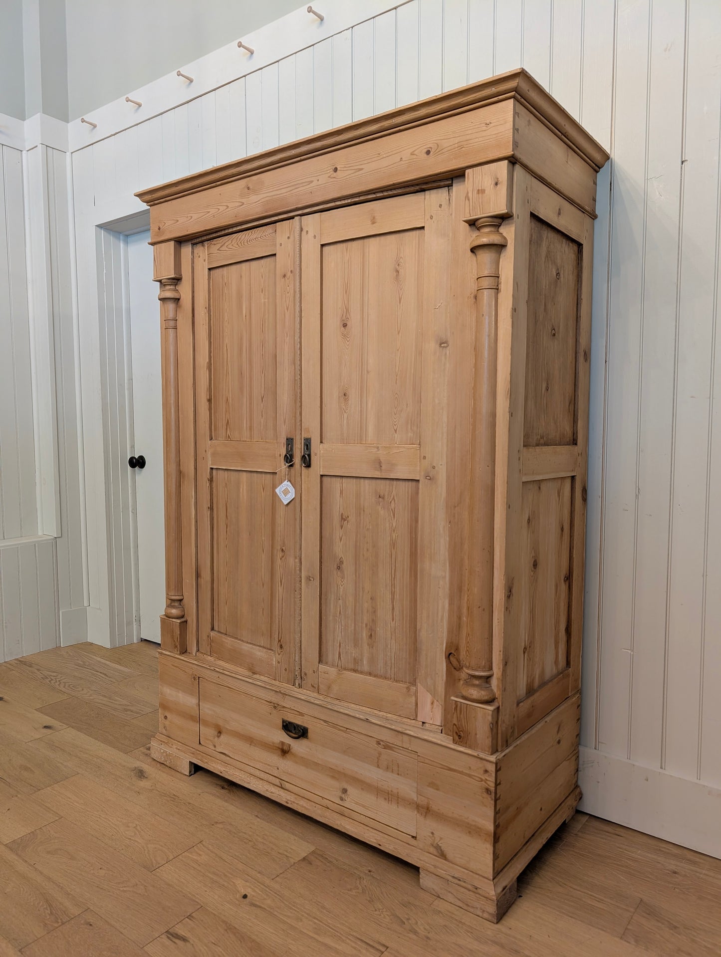 Turned Post Two Door Wardrobe