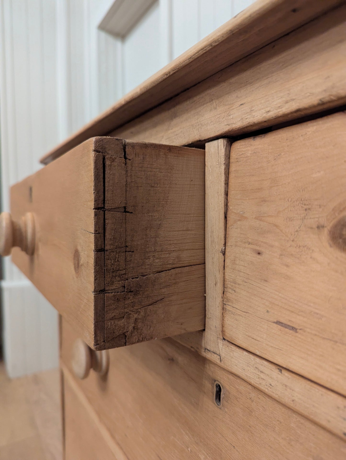 C. 1890 English Pine Chest