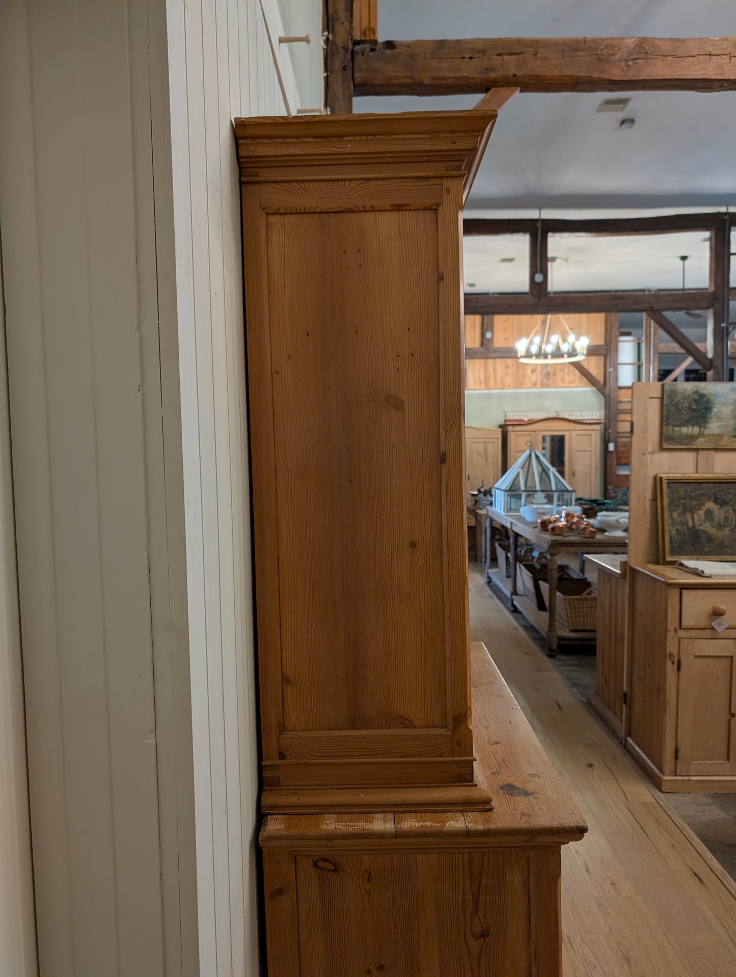 2pc Glass Door Hutch