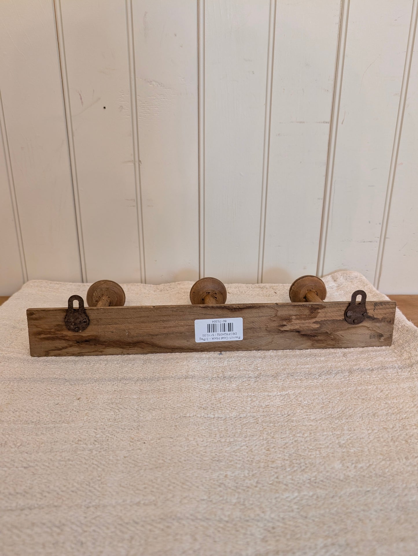French Coat Hook - 3 Peg