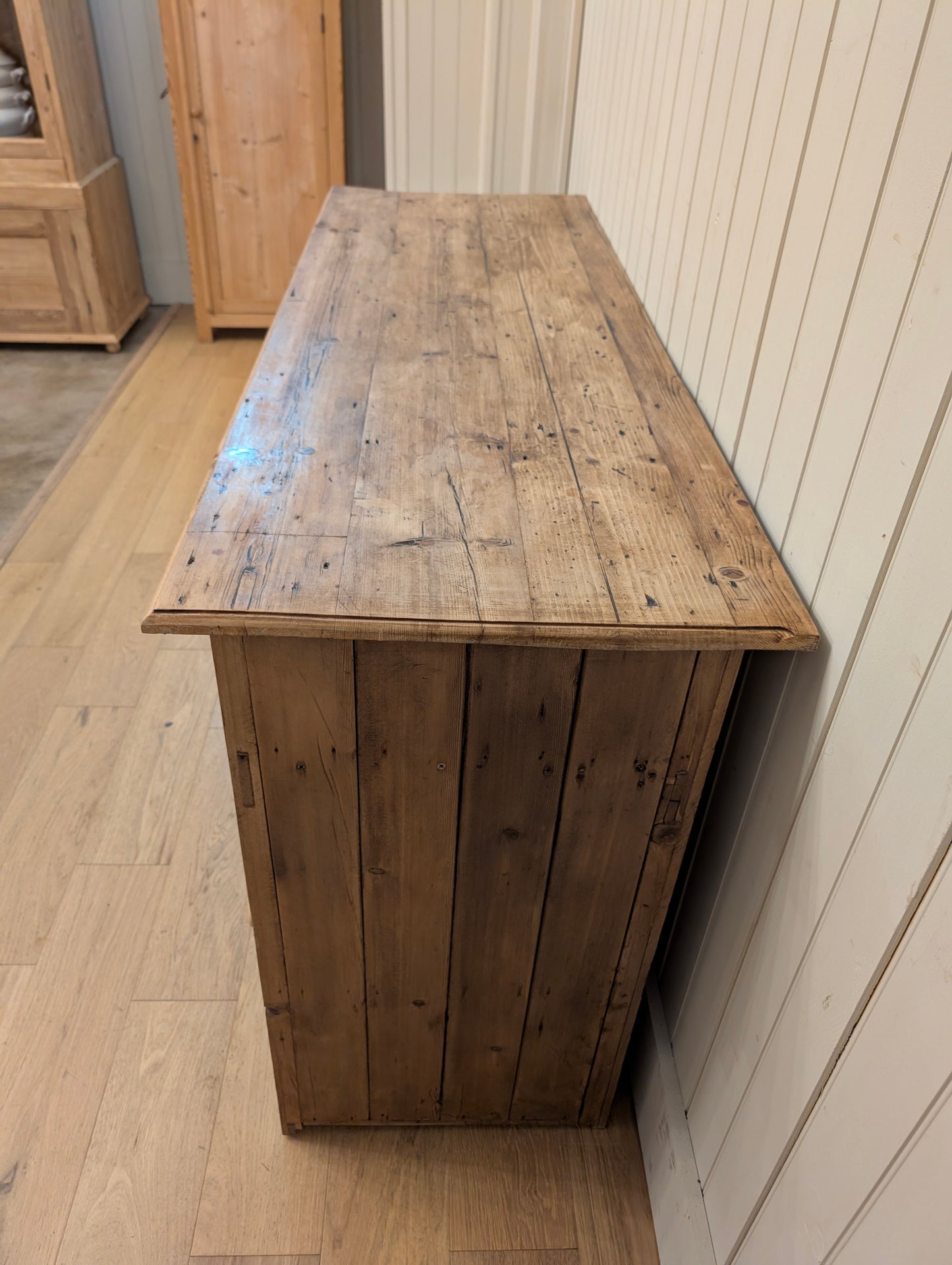 3 Over 3 English Pine Sideboard