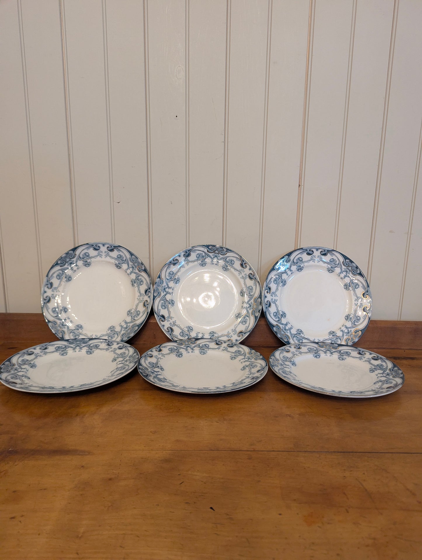 Iris Staffordshire Teal Plate