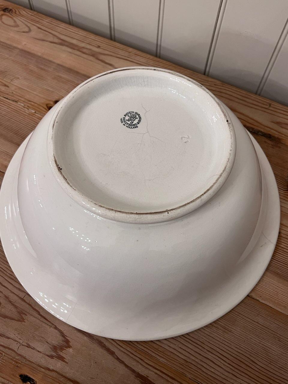 Dutch Ironstone Wash Basin - E