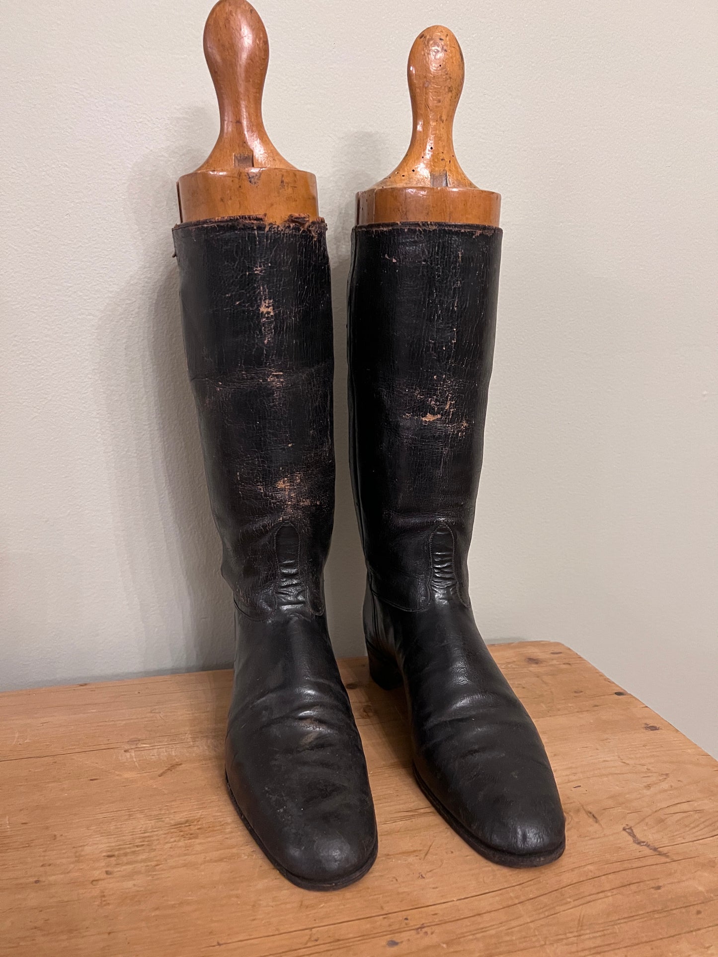 English Leather Riding Boots A