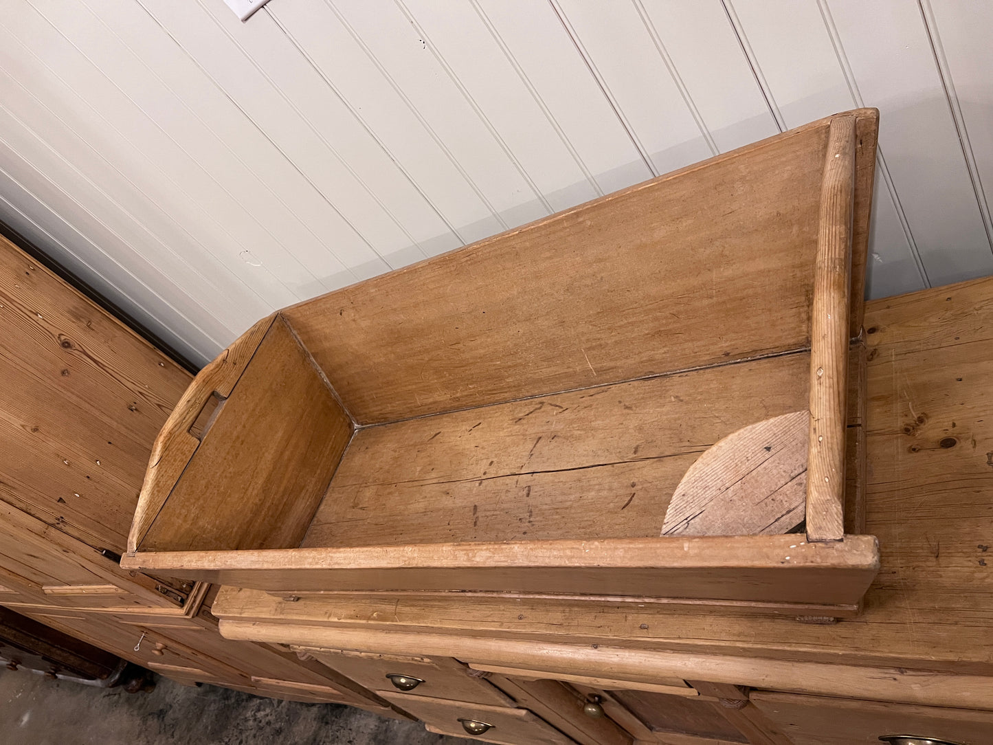 English Pine Proving Bin
