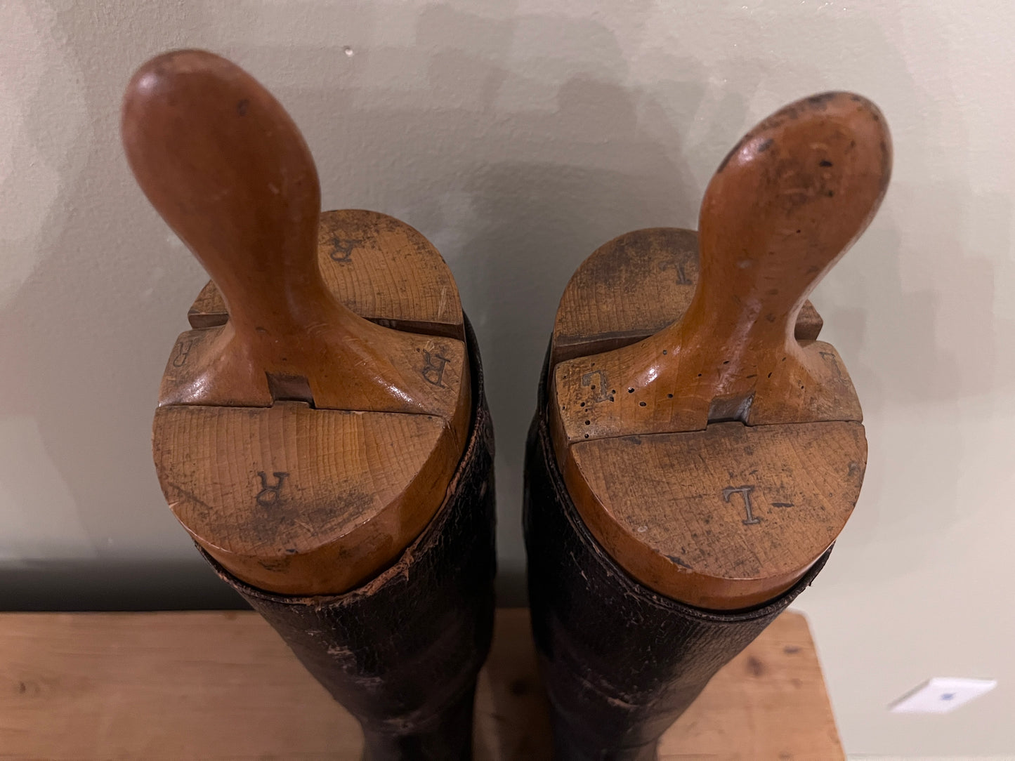 English Leather Riding Boots A