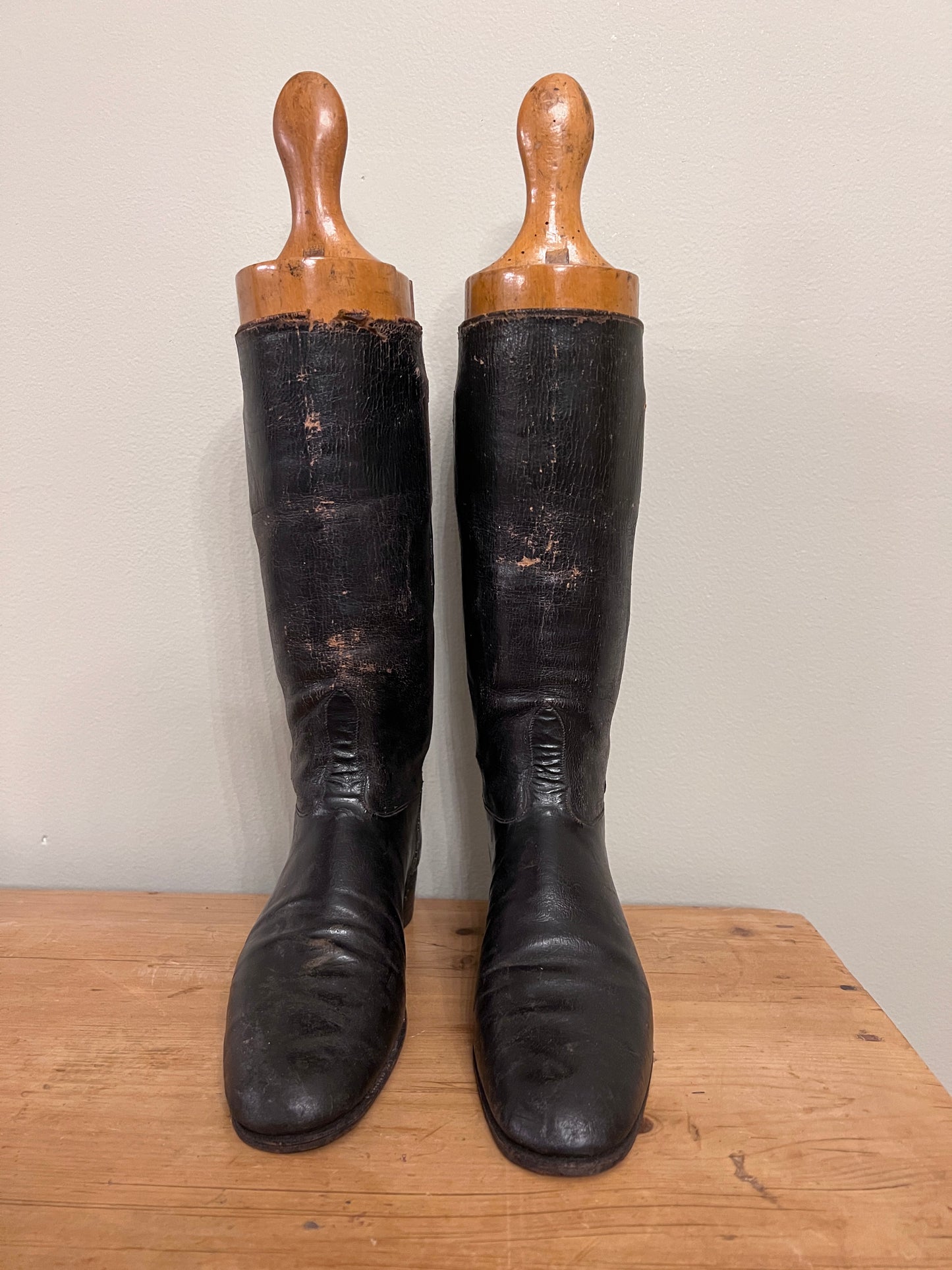 English Leather Riding Boots A