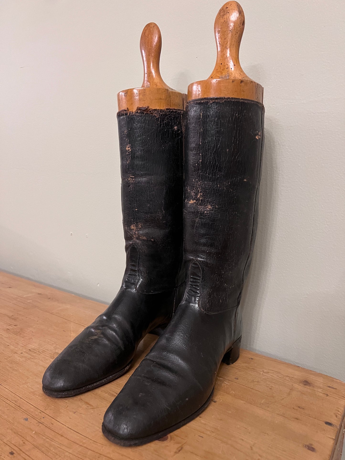 English Leather Riding Boots A