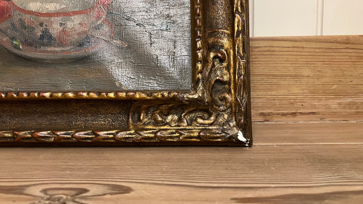 Carnations Painting - Oil on Canvas