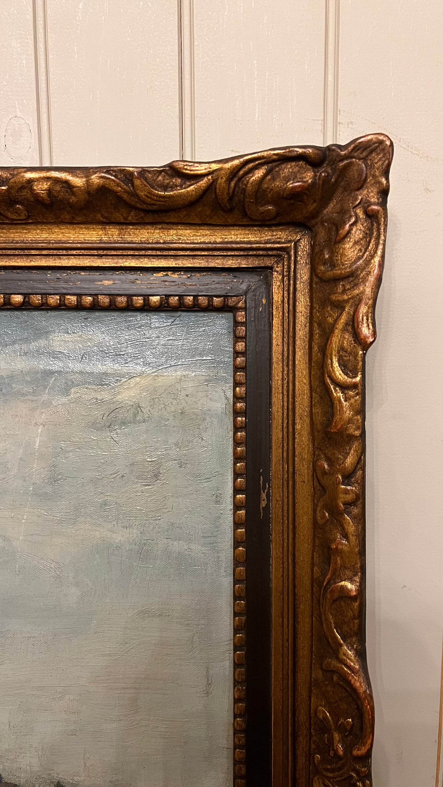 Tree Lined Meadow - Oil on Canvas