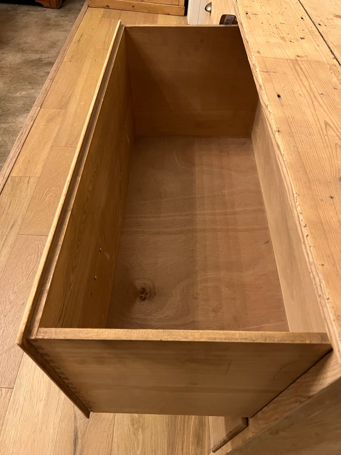 White Oak/Pine Bank of Drawers