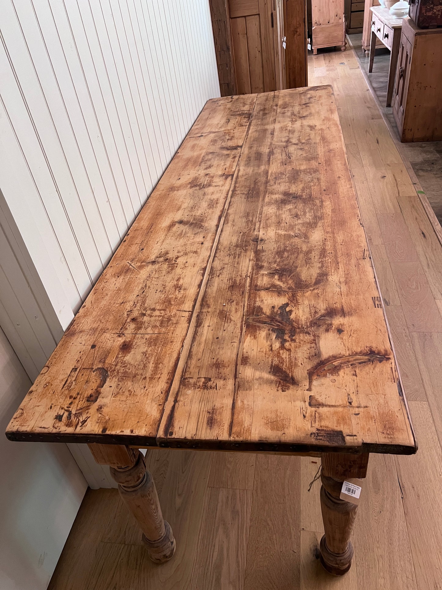 9ft English Pine Table