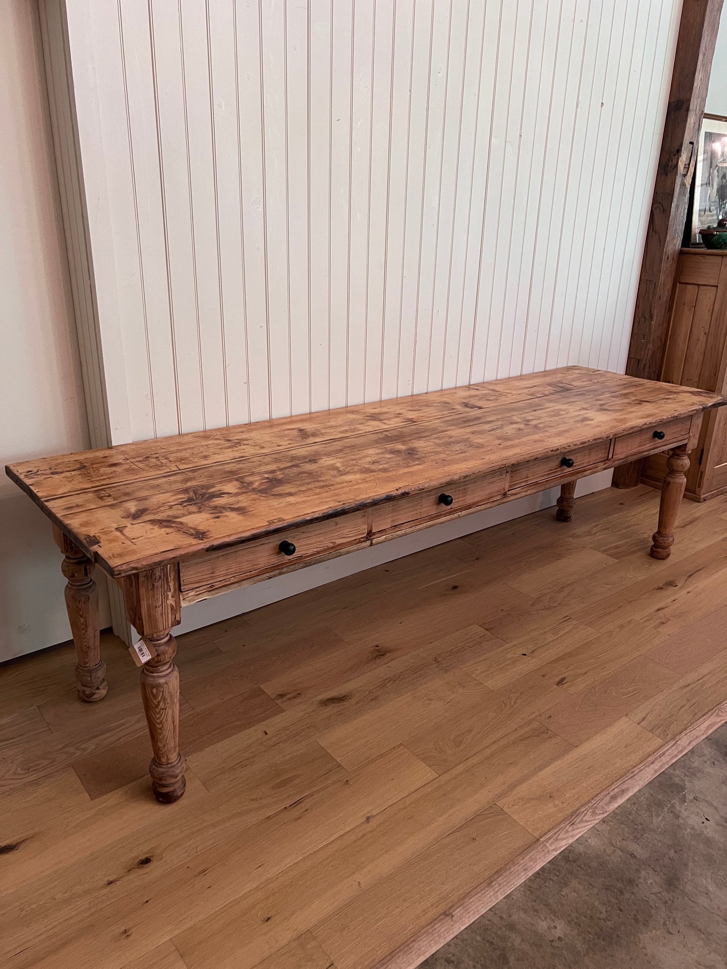 9ft English Pine Table