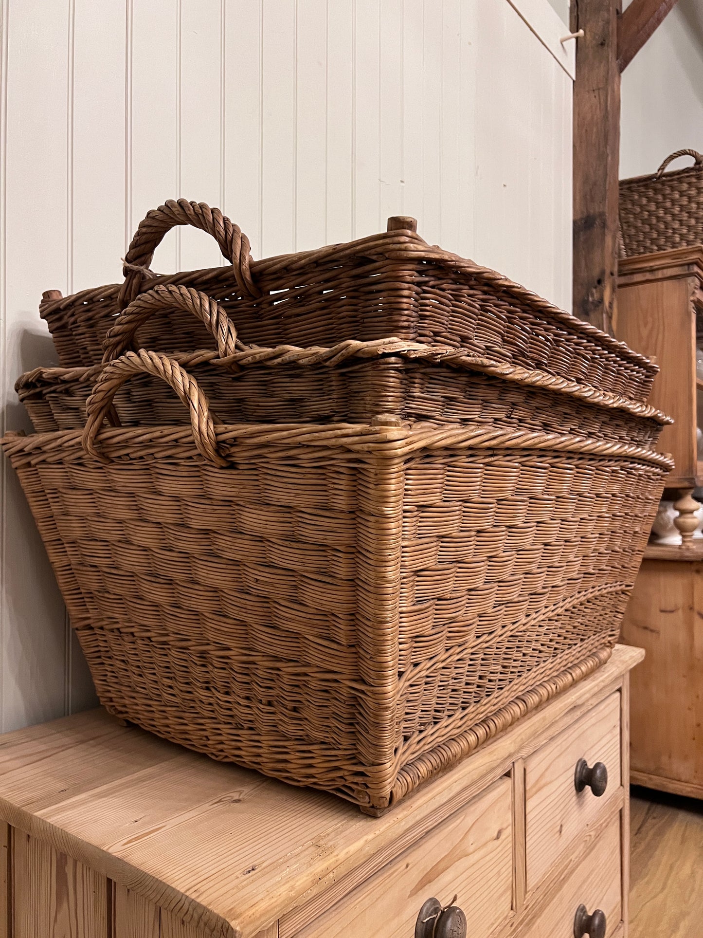 French Laundry Basket