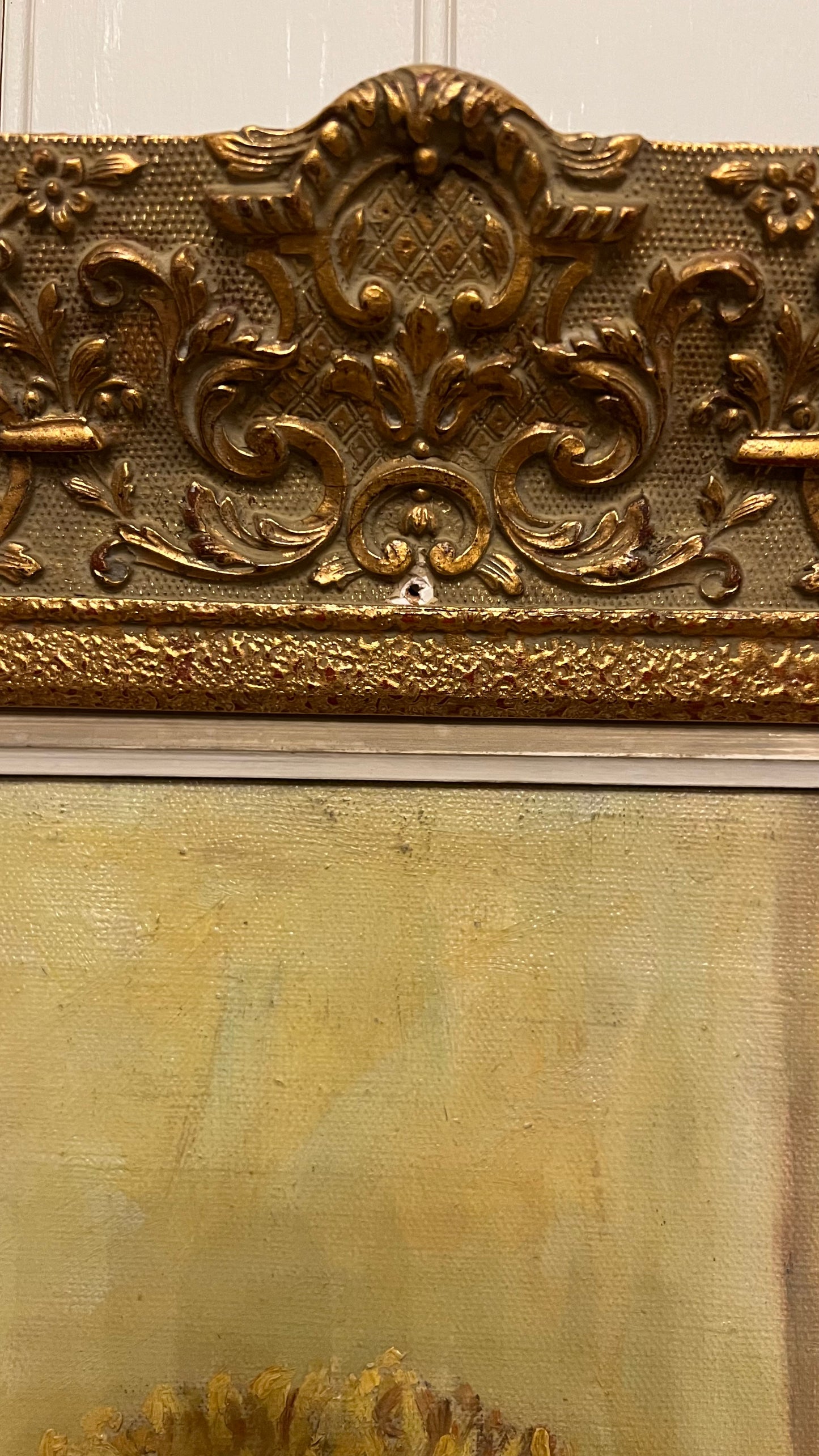 Yellow Mums - Oil on Canvas