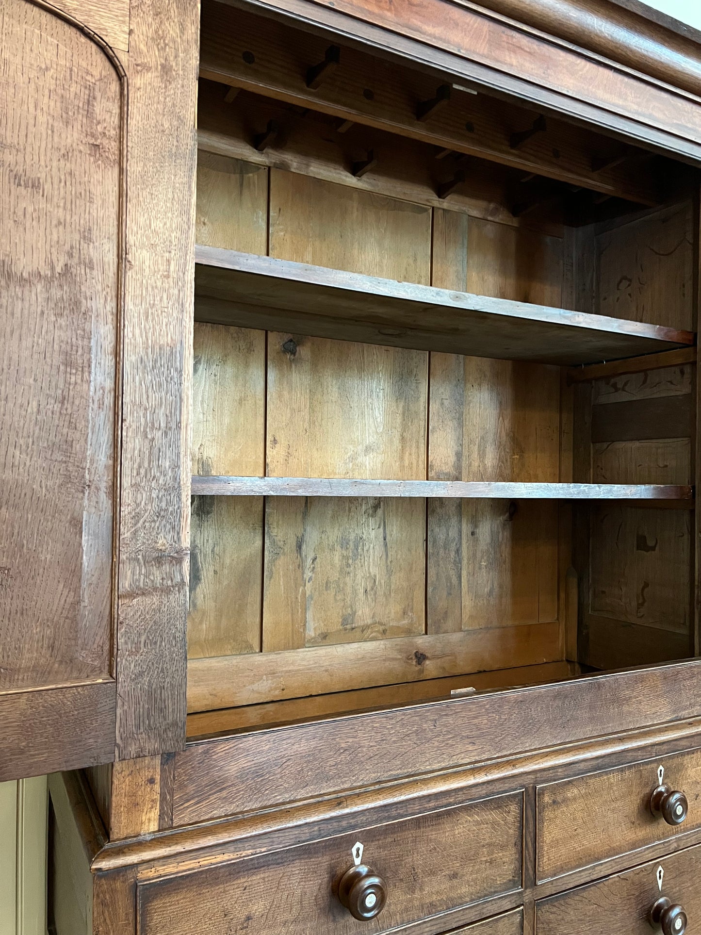 Oak Housekeepers Cupboard