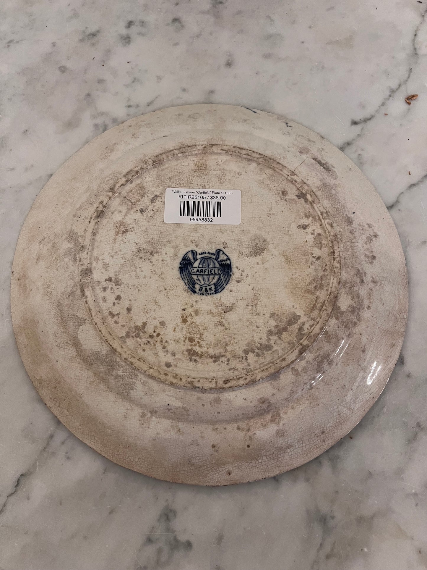 Wallis Gimson "Garfield" Plate C.1885