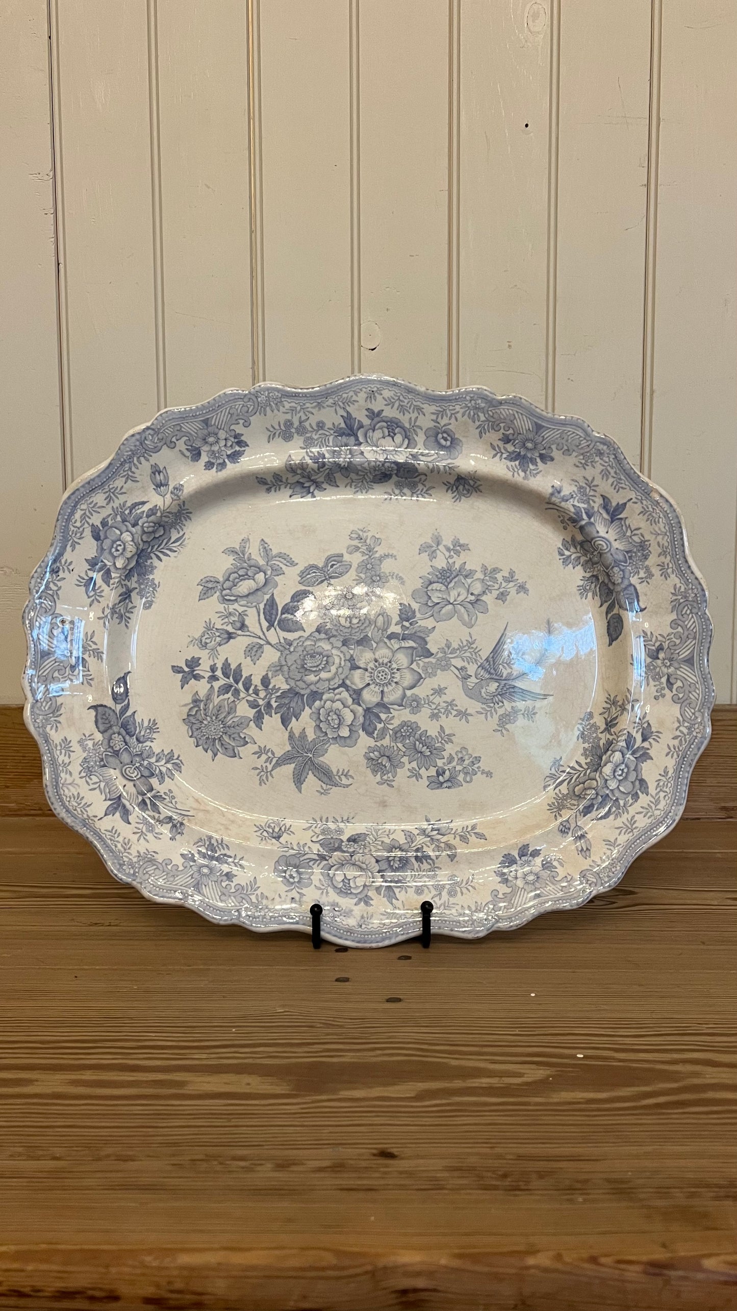 Asiatic Pheasant XL Scalloped Platter