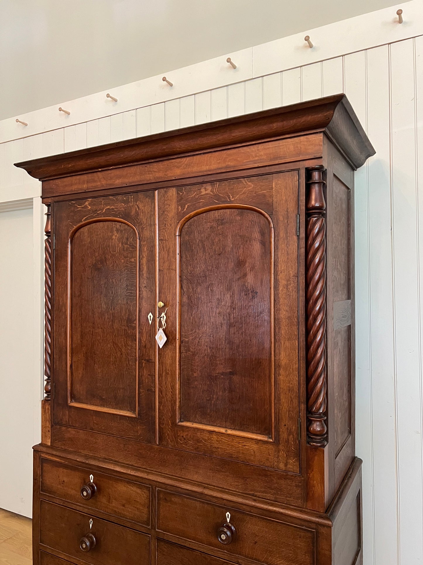 Oak Housekeepers Cupboard
