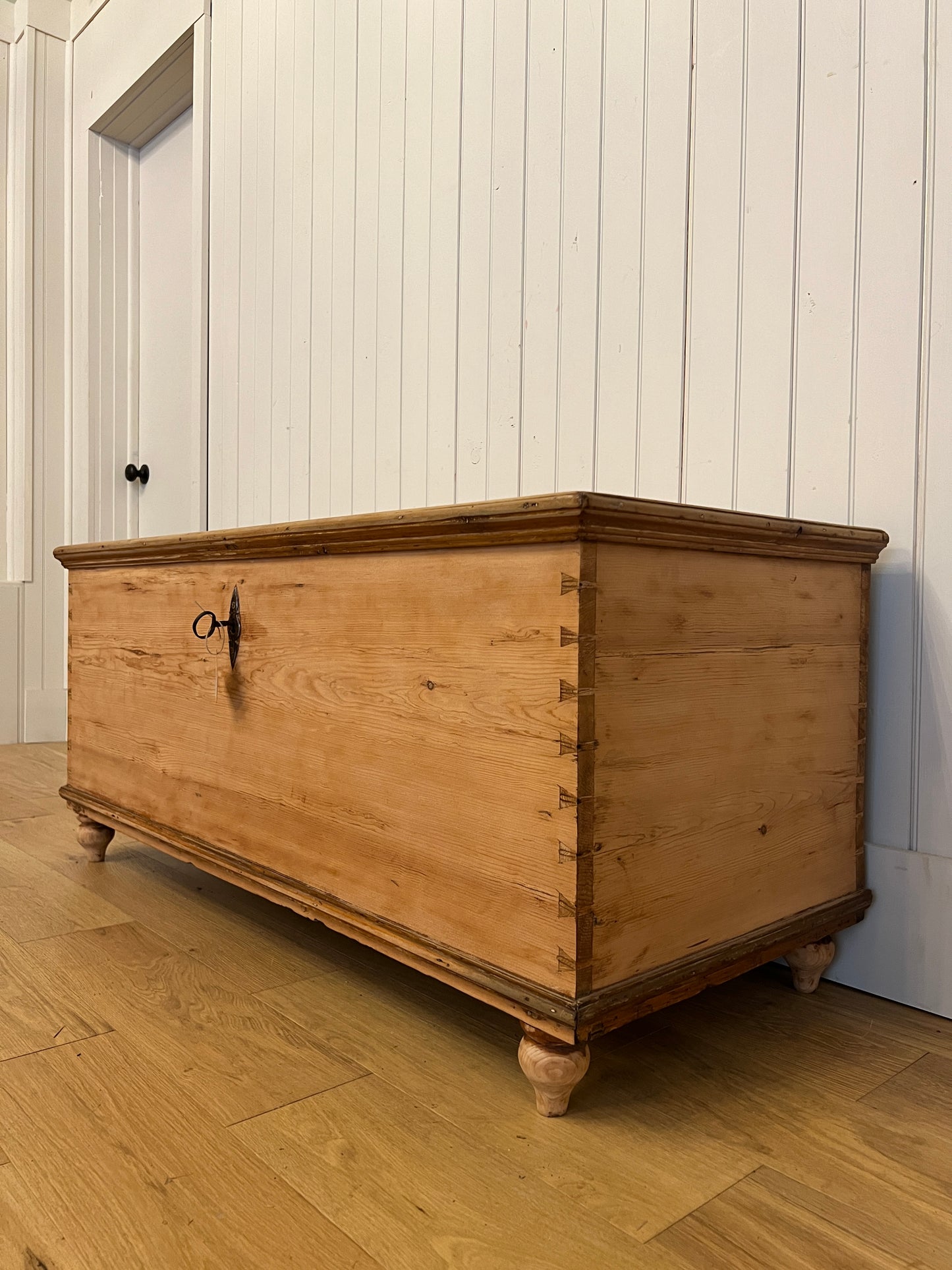 Stripped Blanket Chest