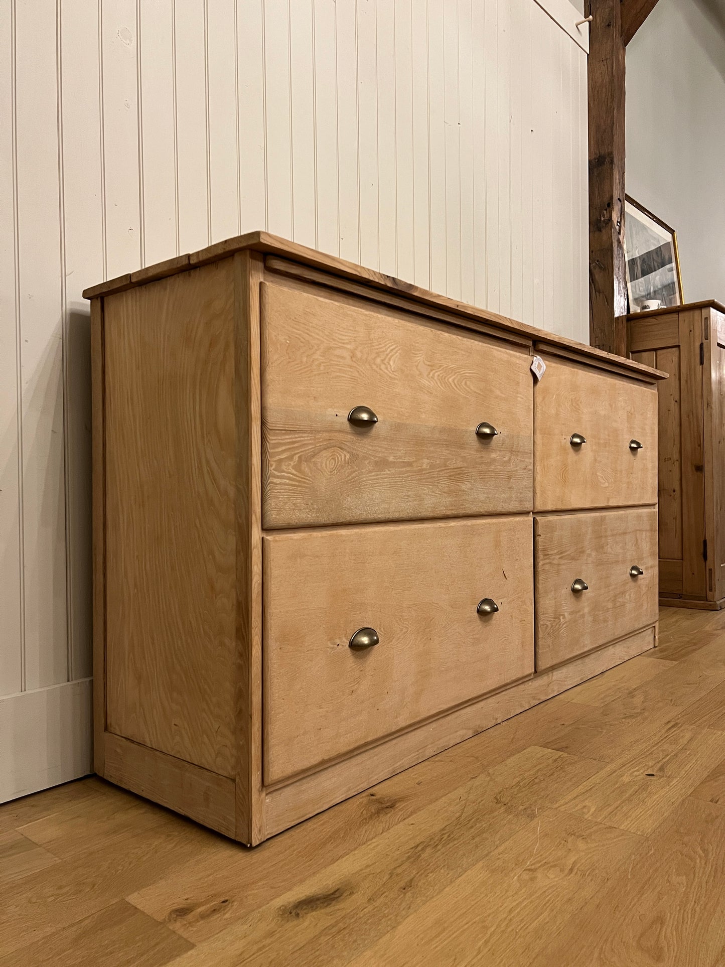 White Oak/Pine Bank of Drawers