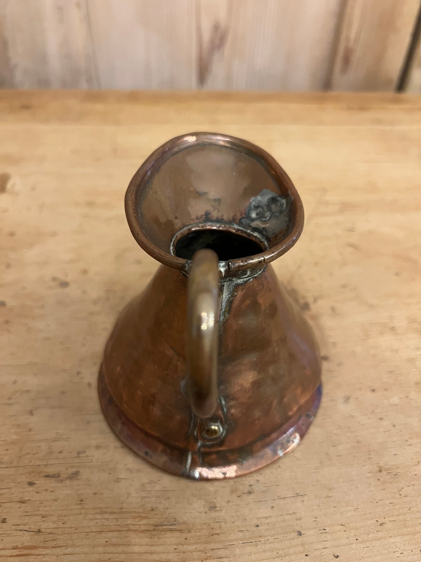 1/2 Imperial Pint Copper Measure