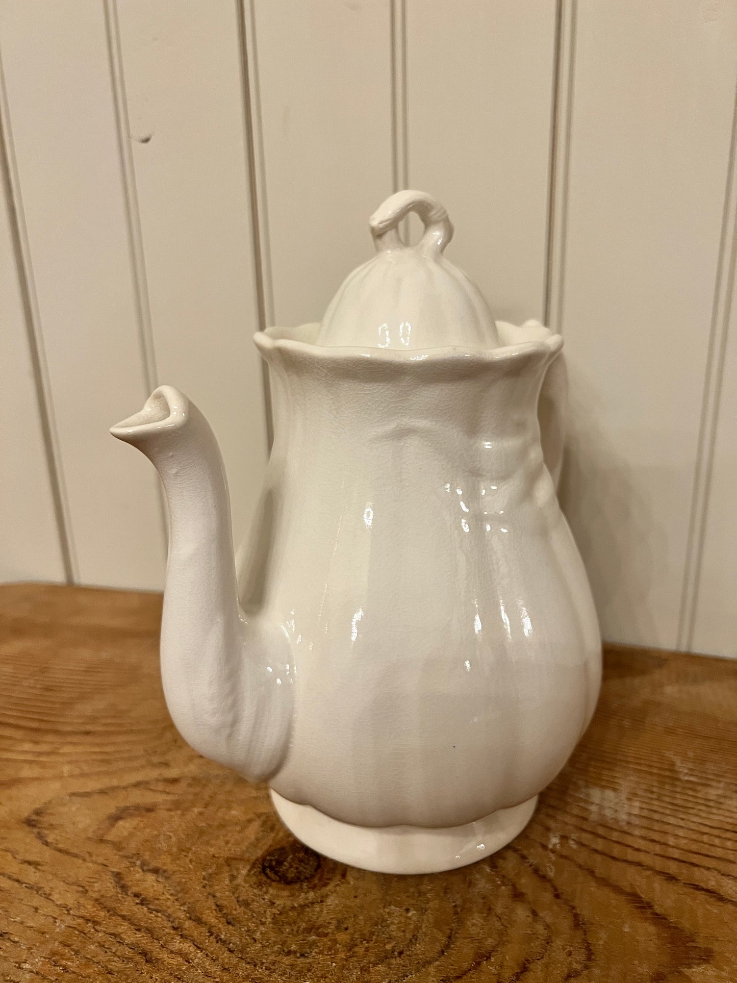 Wm Adams & Sons Wheat Ironstone Coffee Pot