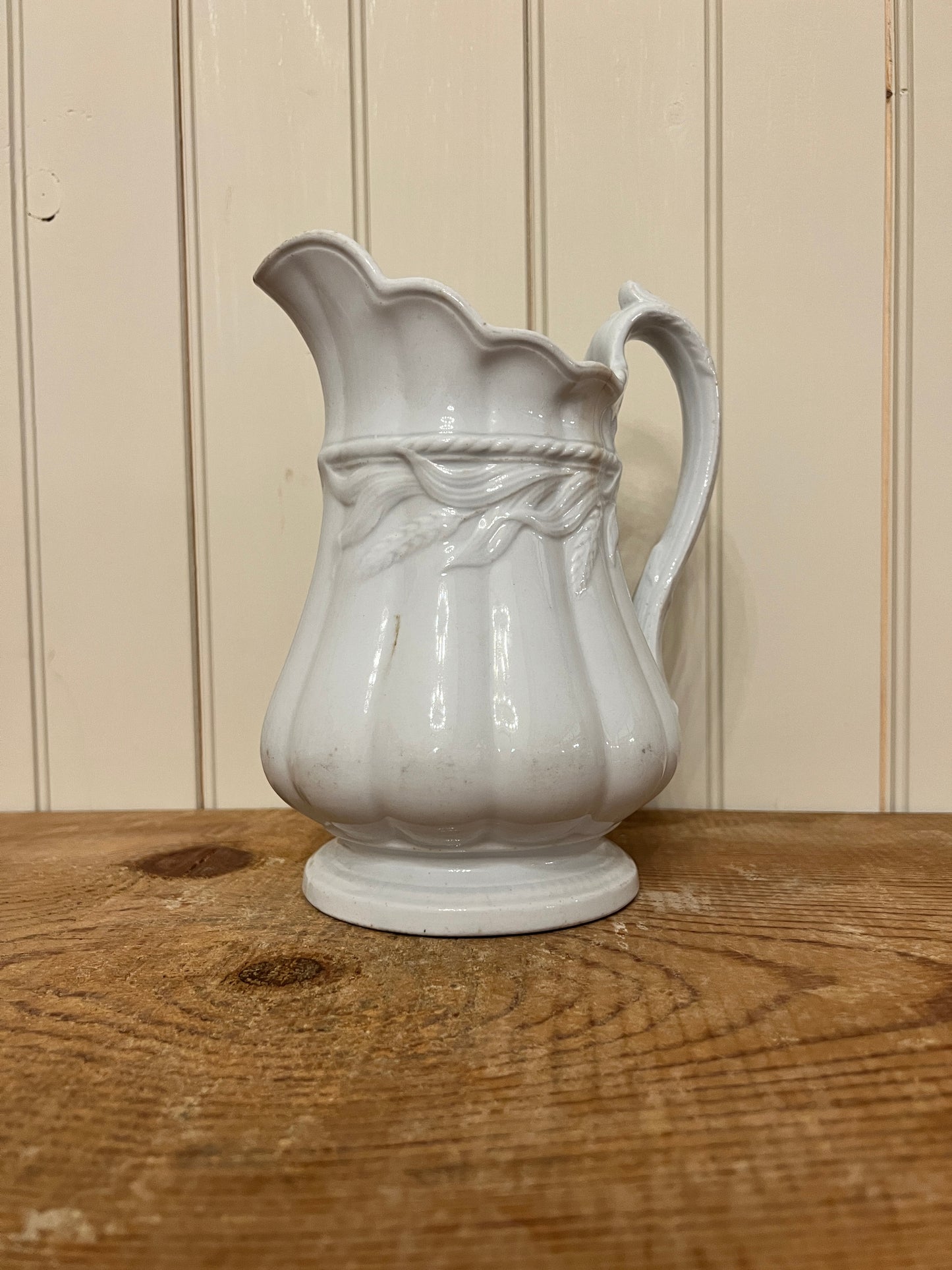 Turner Goddard Ironstone Wheat Pitcher