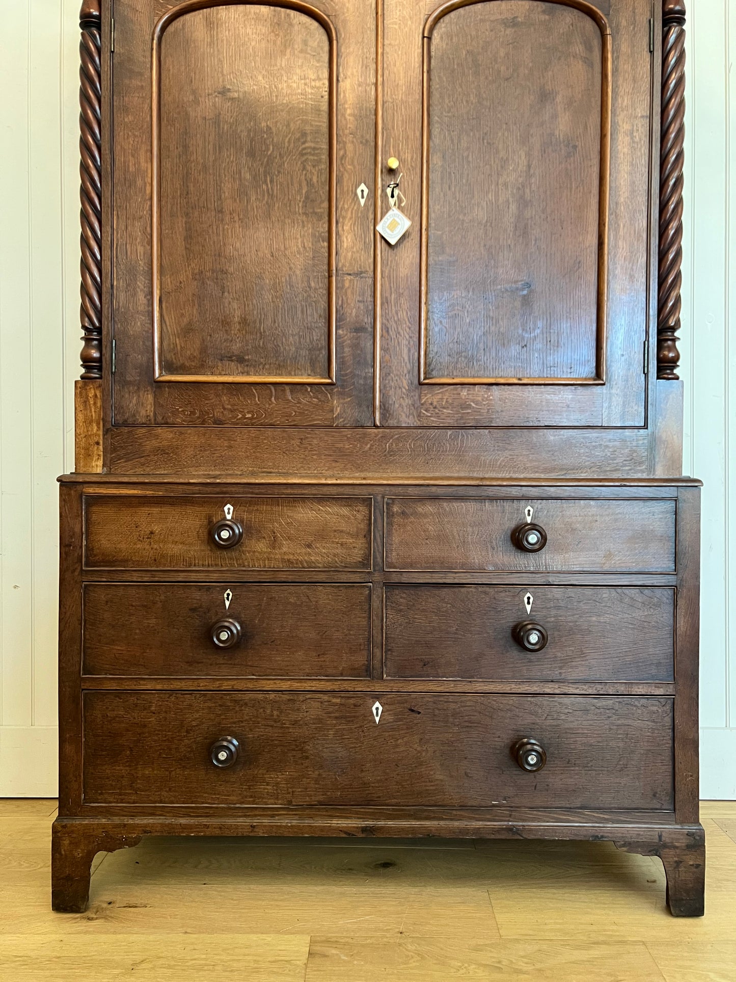 Oak Housekeepers Cupboard