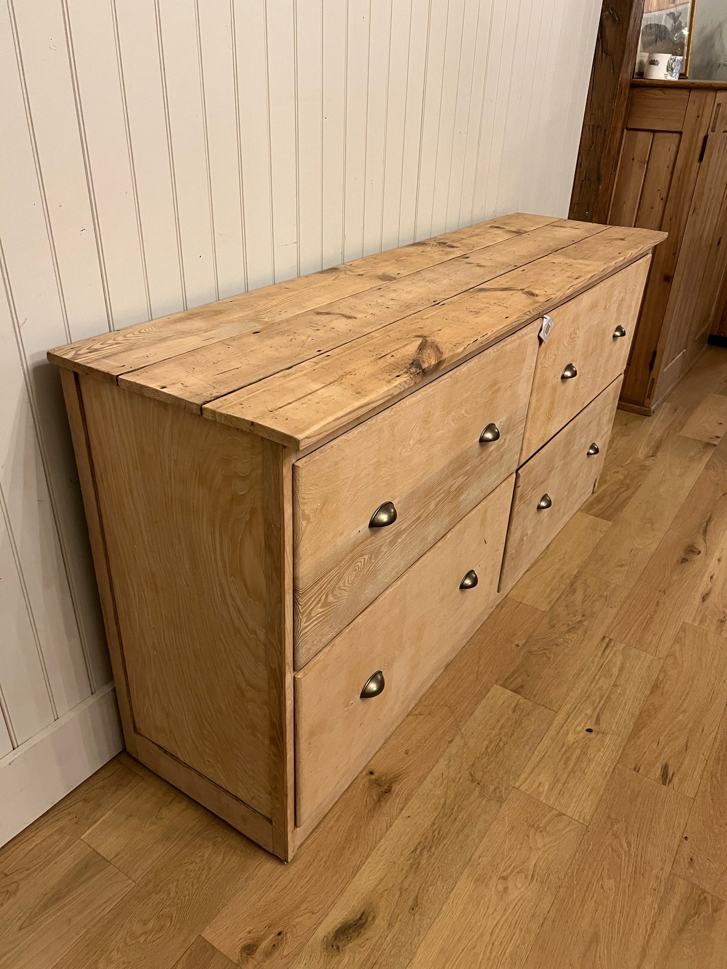 White Oak/Pine Bank of Drawers