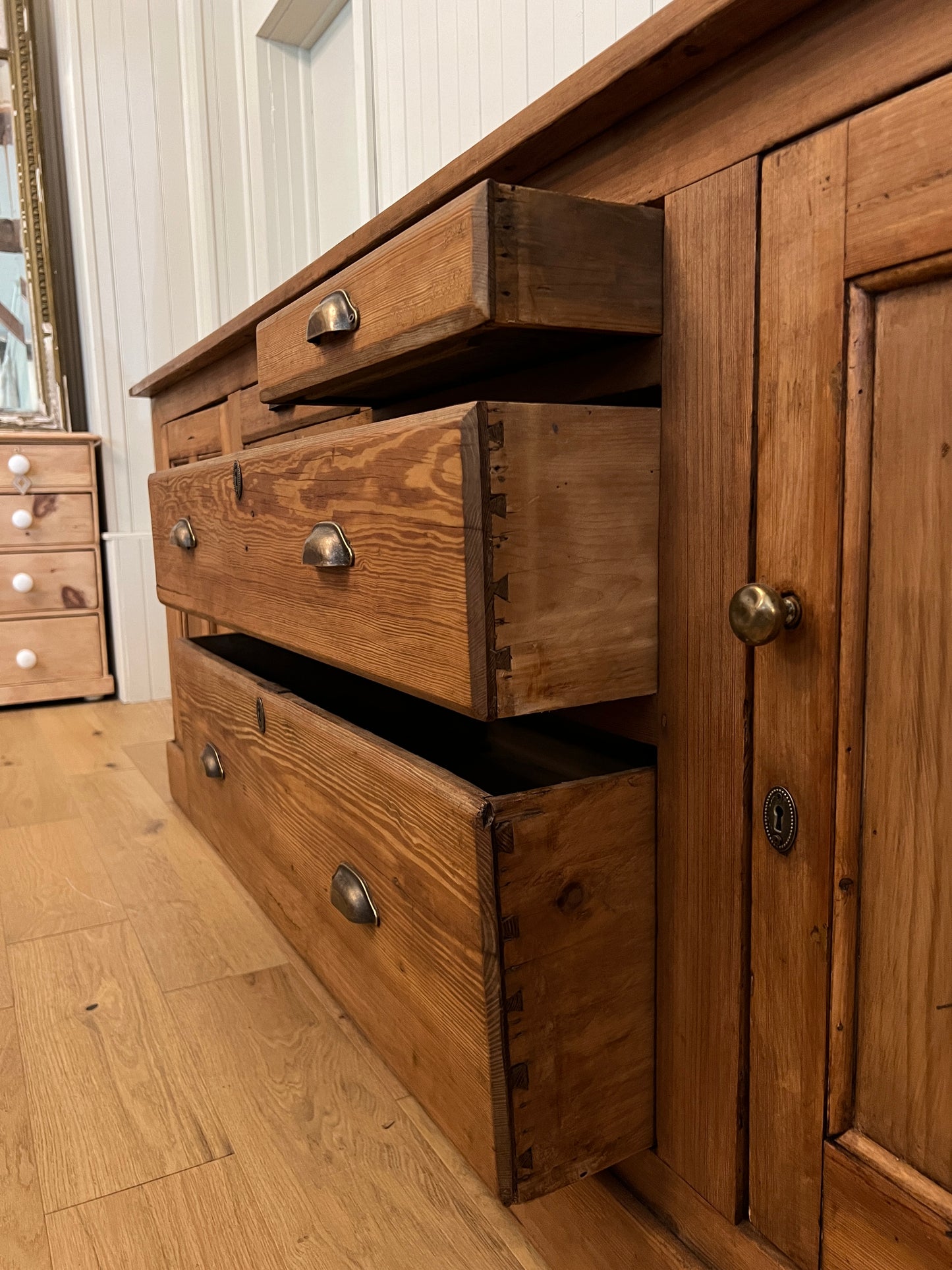 Arts and Crafts Pine Sideboard