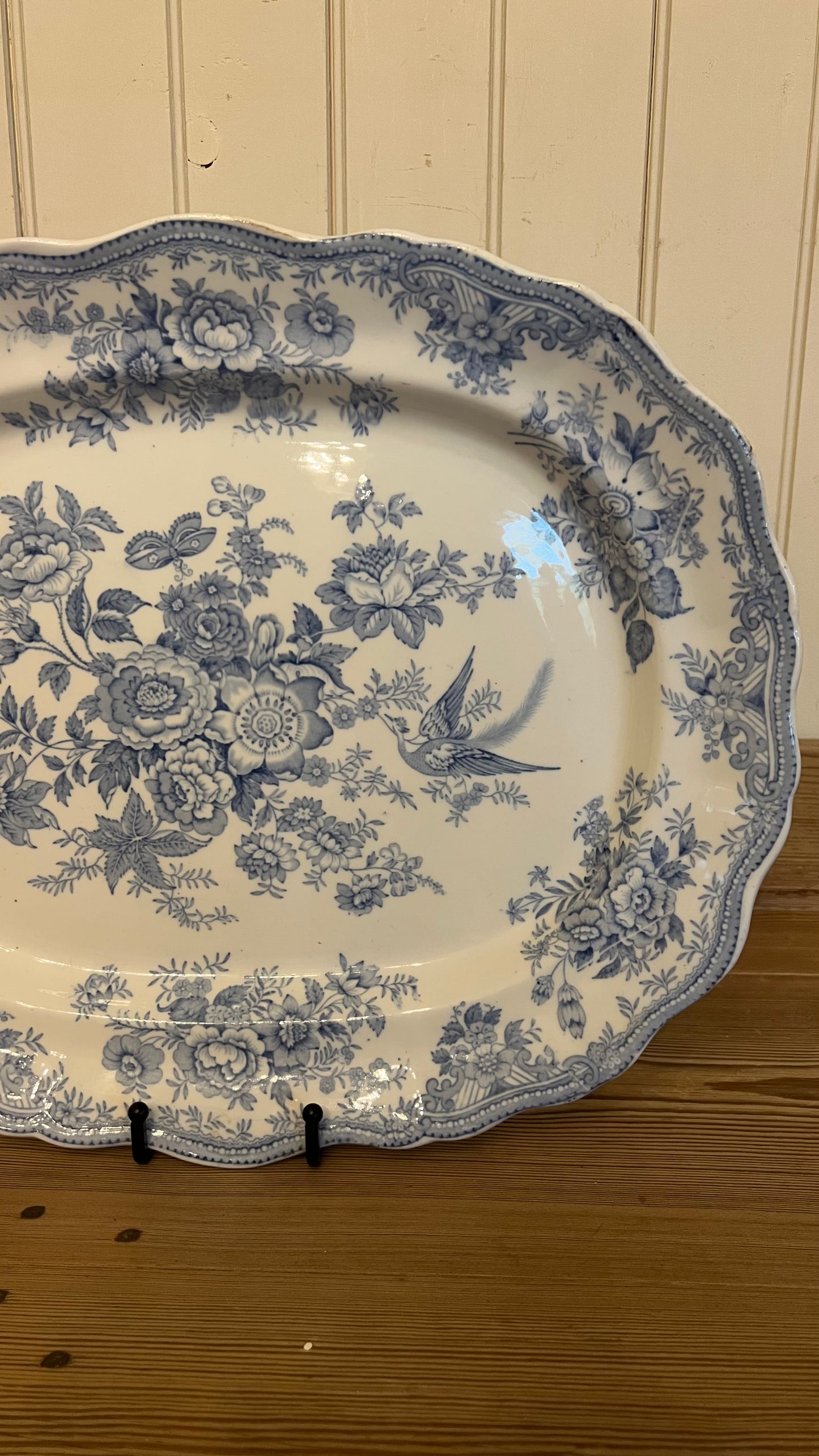Asiatic Pheasant XL Scalloped Platter