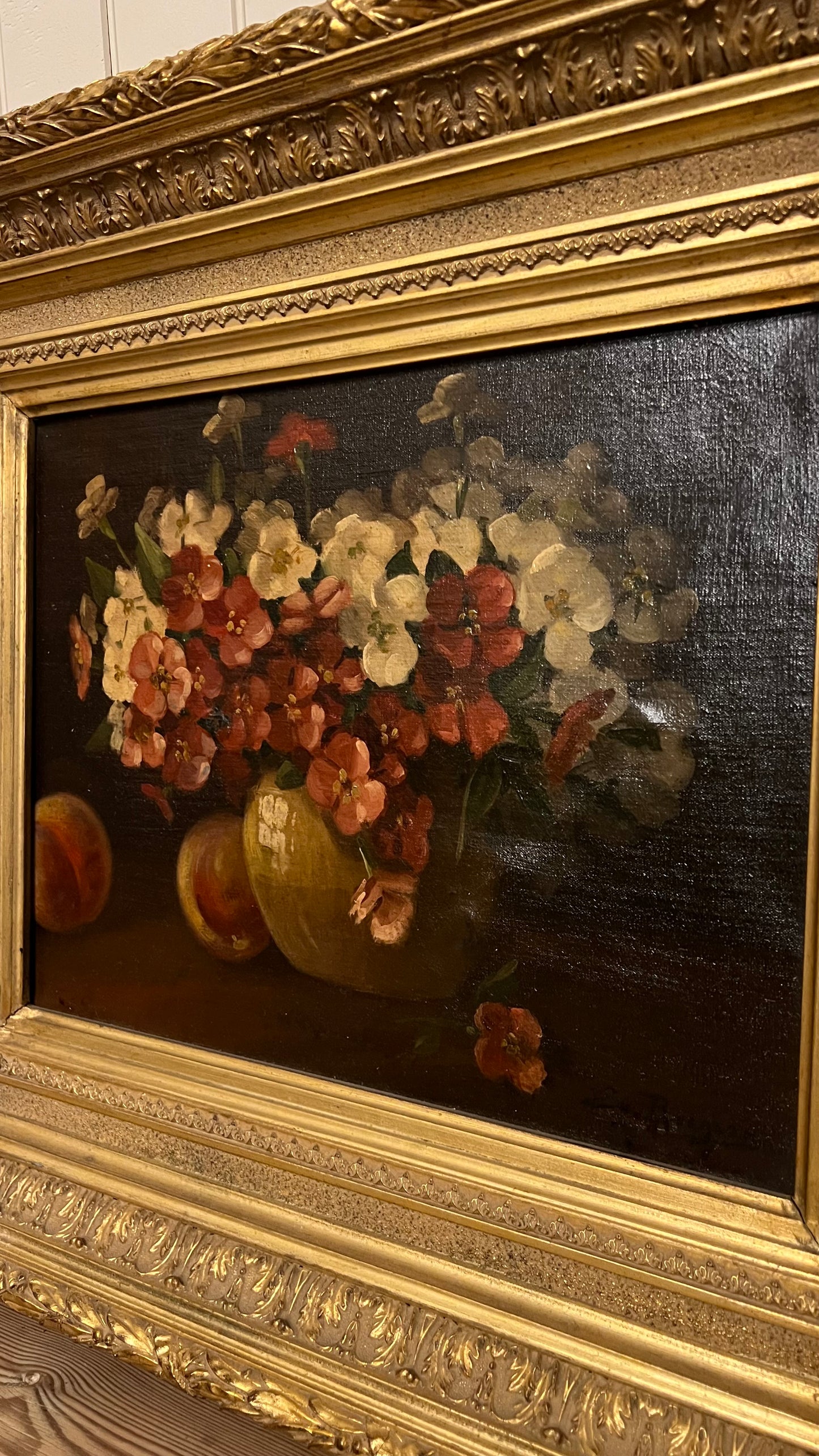 Gilded Floral Painting